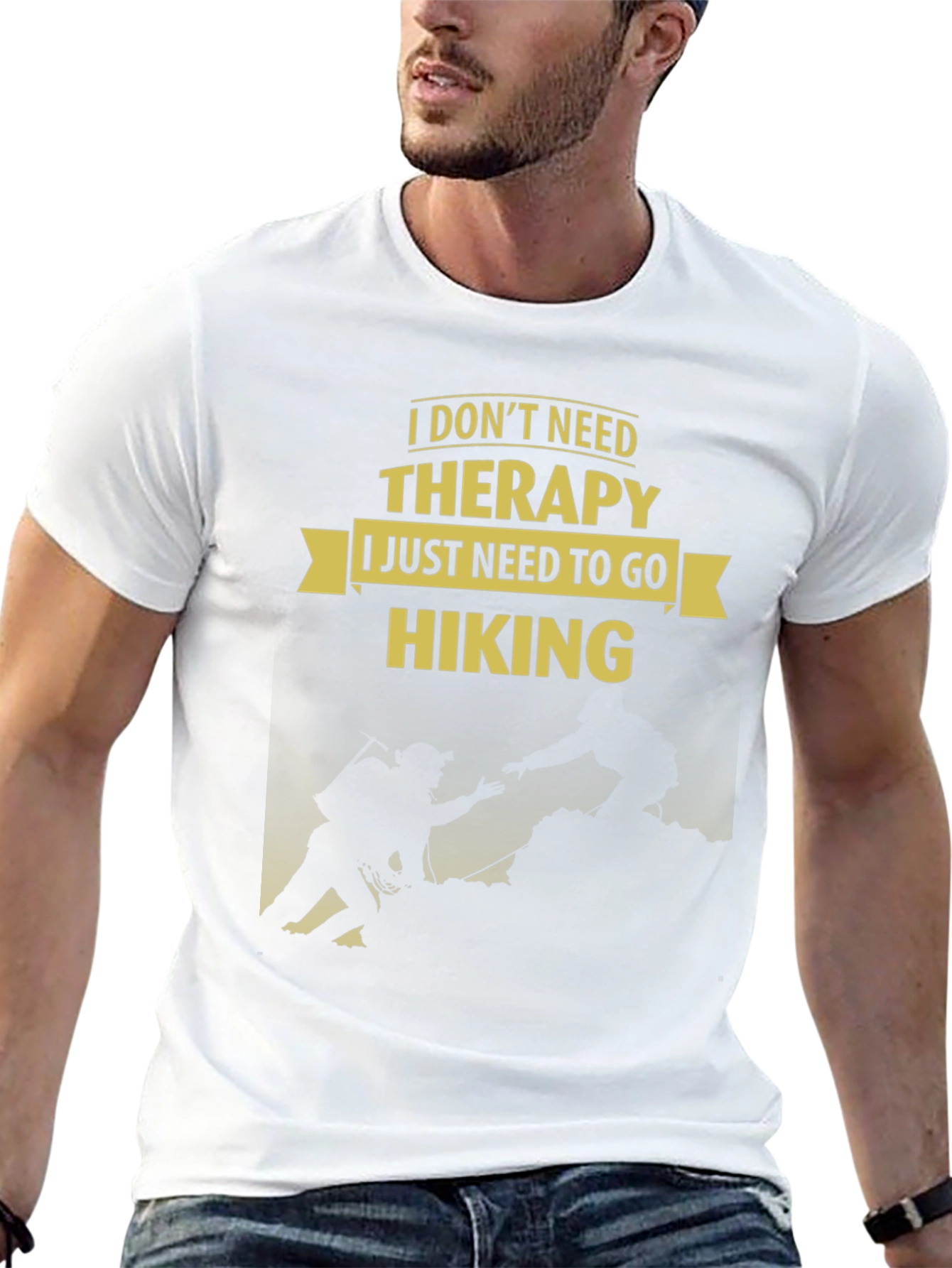 Hiking Therapy Graphic Tee - Mens