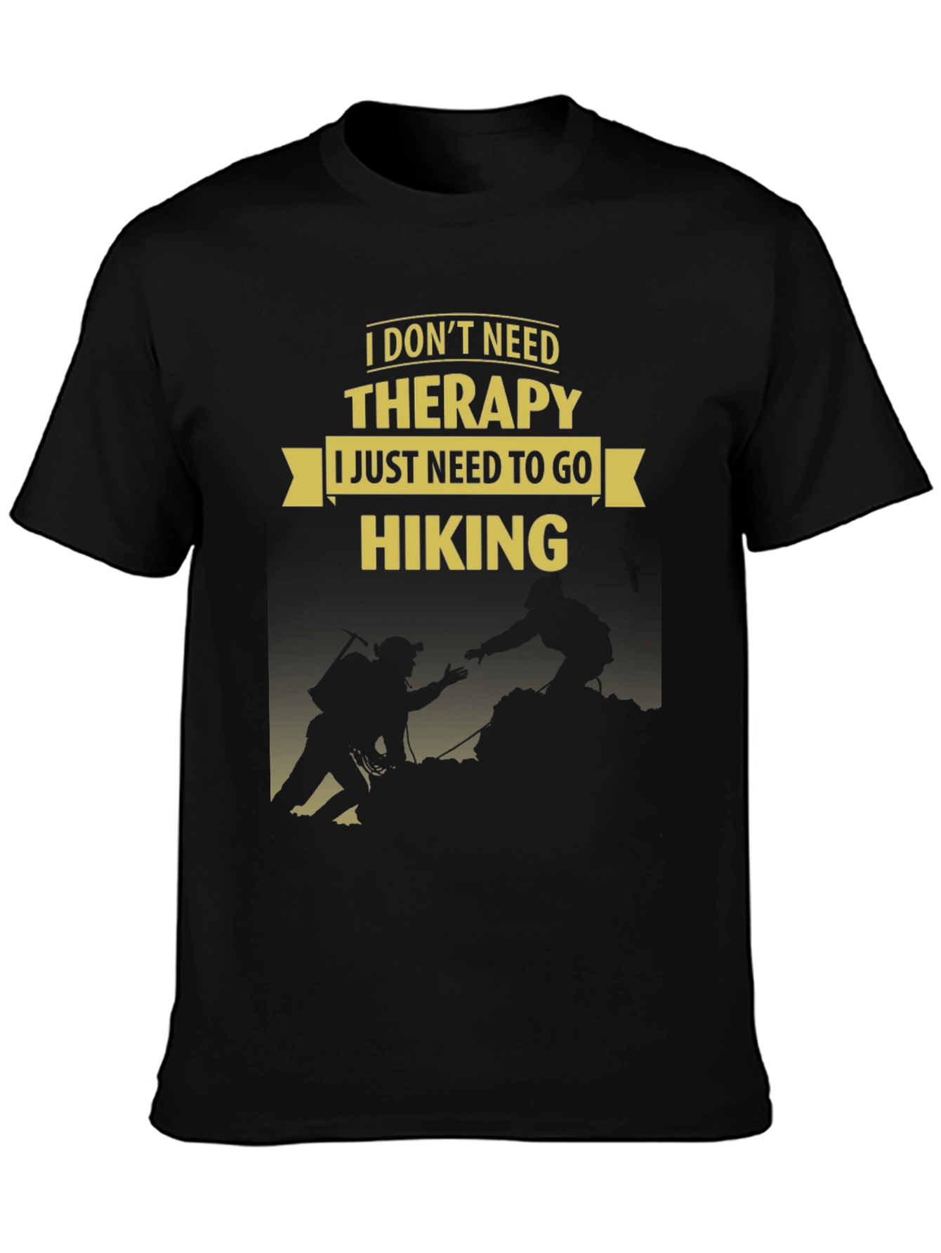 Hiking Therapy Graphic Tee - Mens
