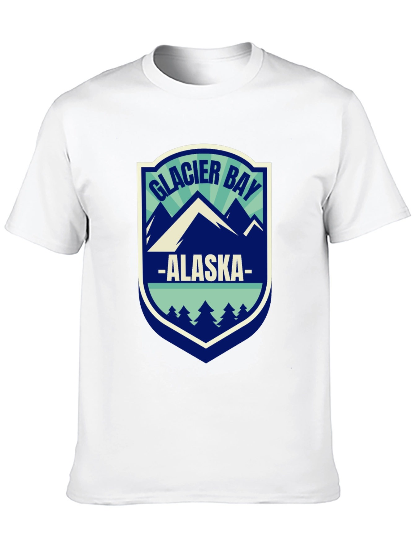 Glacier Bay Alaska Tee - Nature Graphic T-Shirt