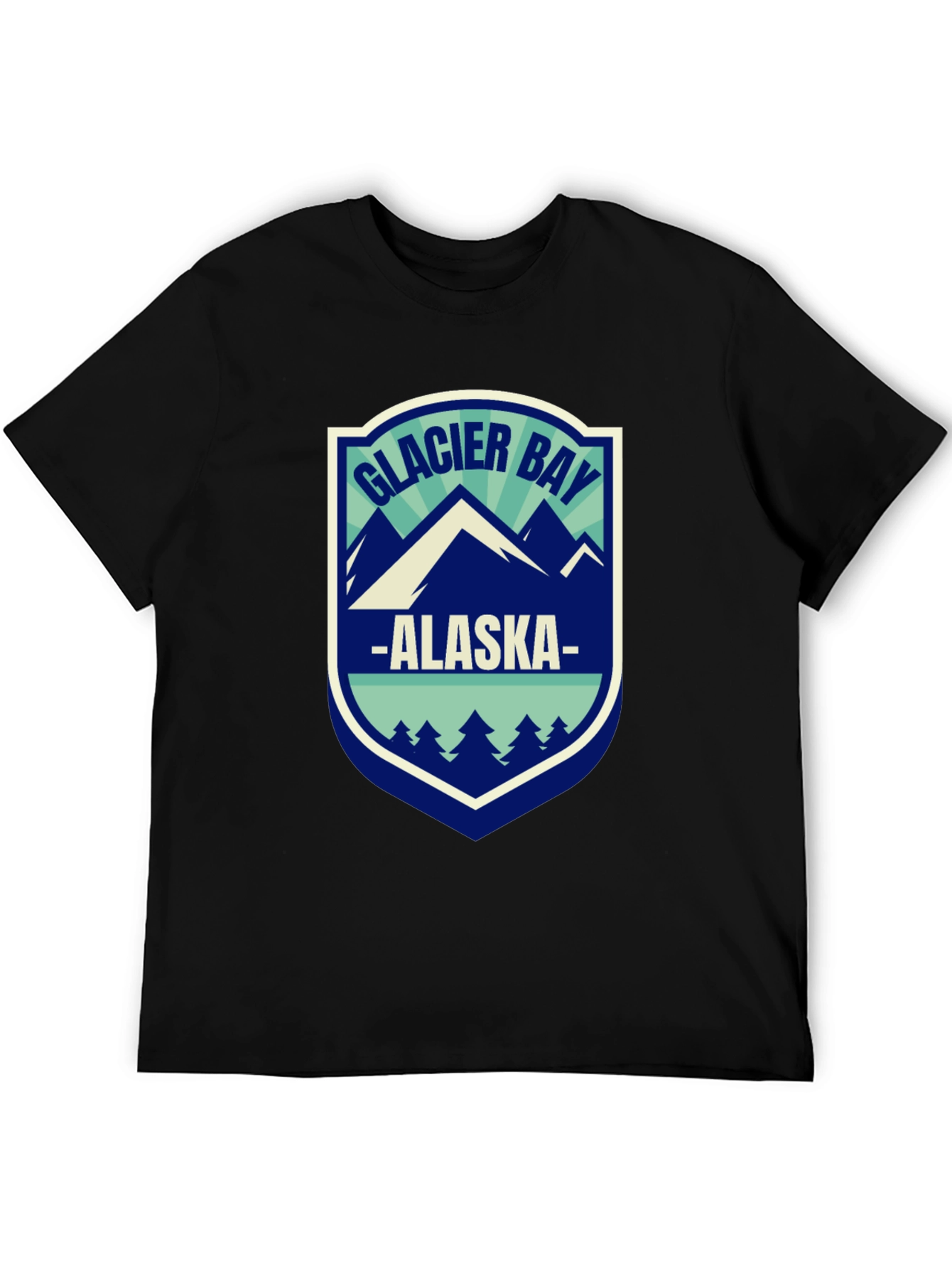 Glacier Bay Alaska Tee - Nature Graphic T-Shirt