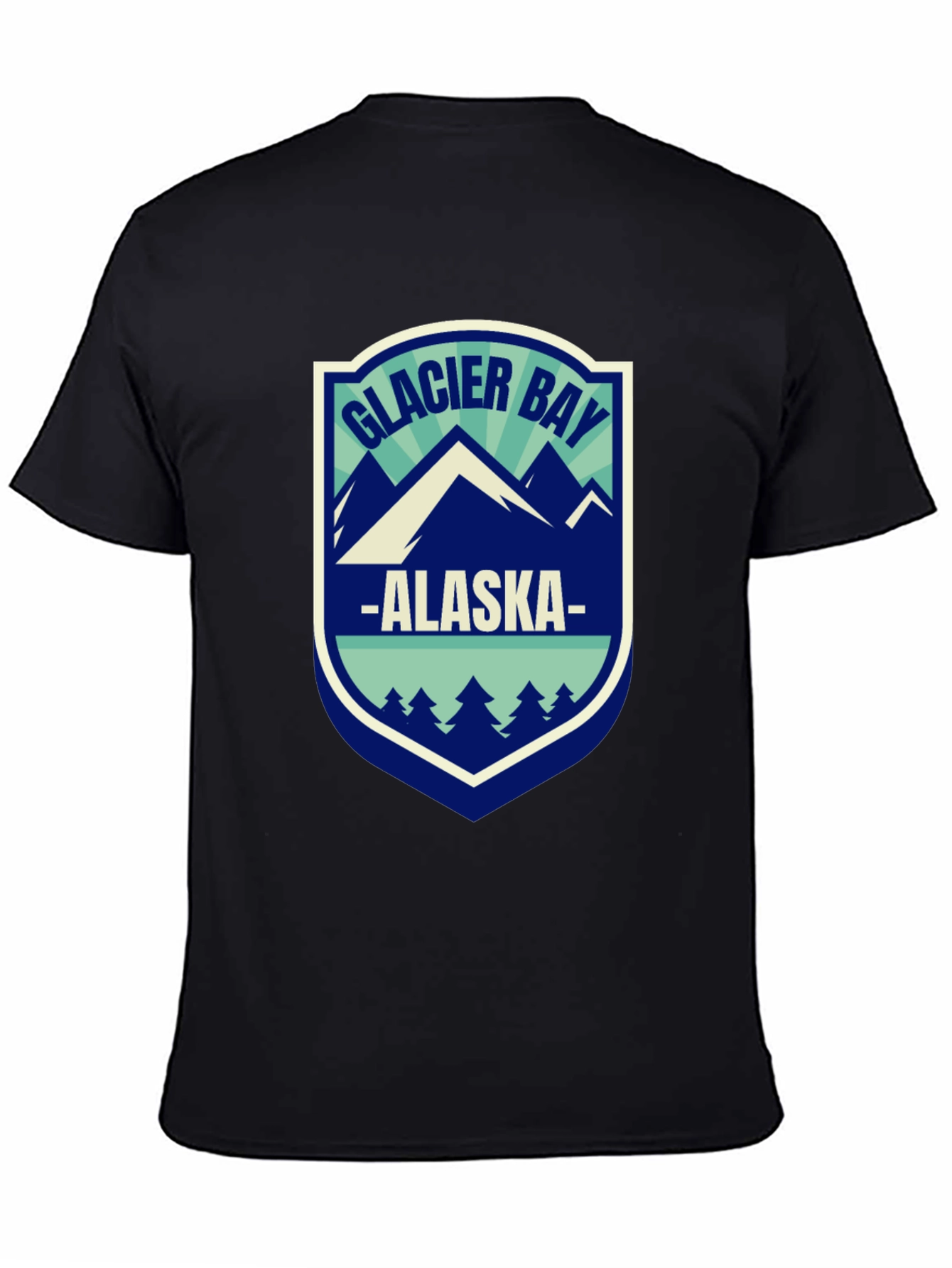 Glacier Bay Alaska Tee - Nature Graphic T-Shirt