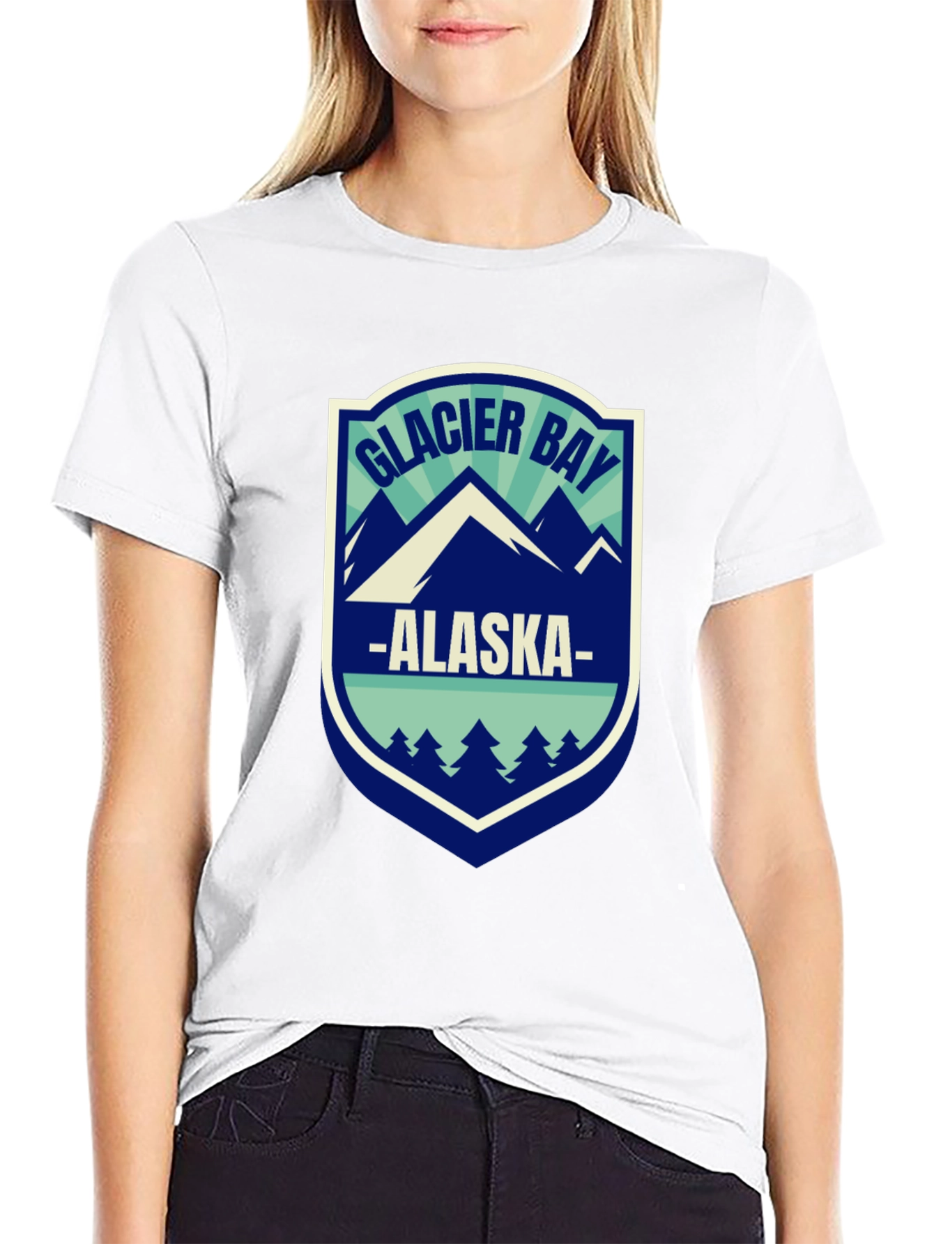 Glacier Bay Alaska Tee - Nature Graphic T-Shirt