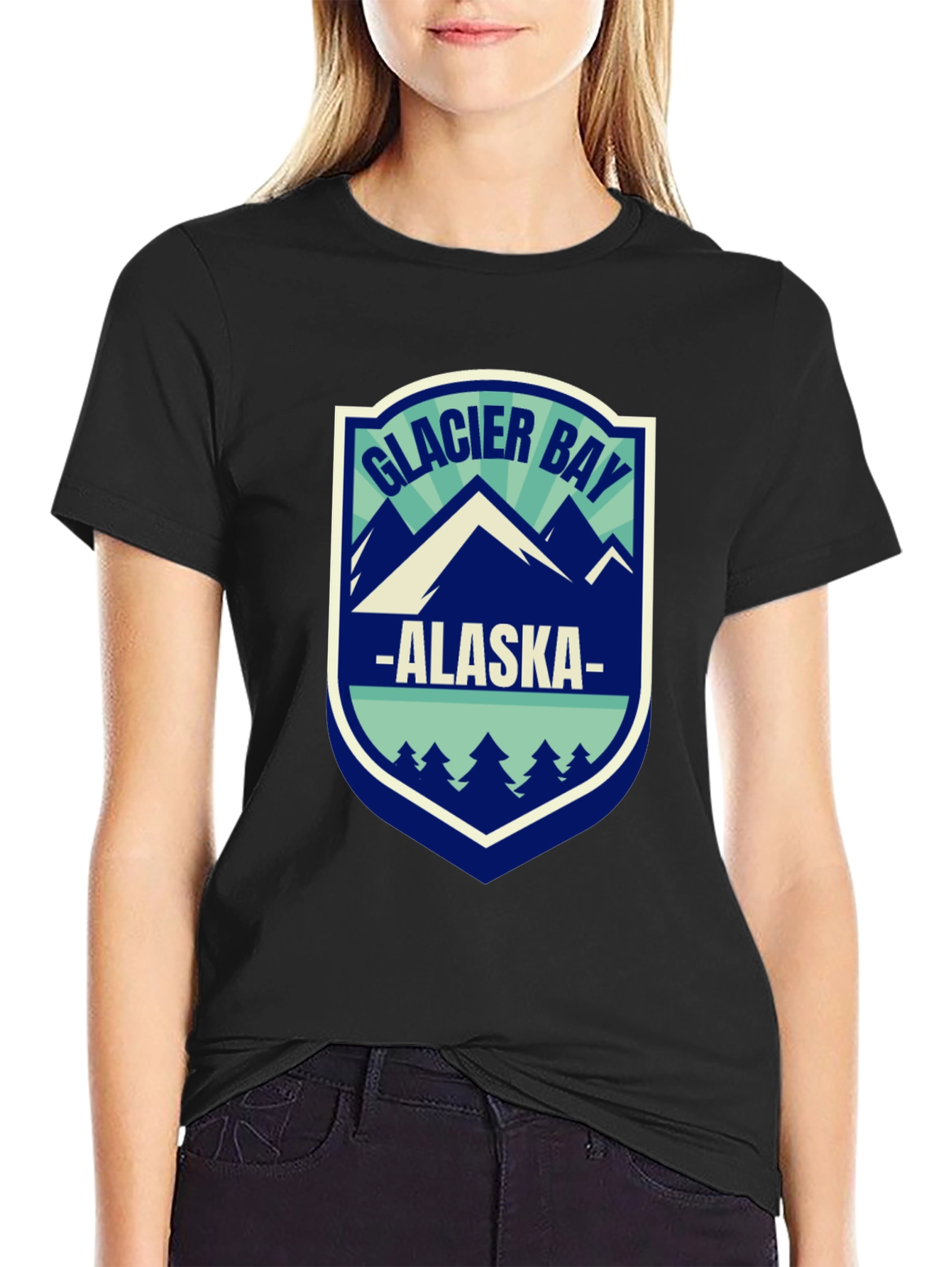 Glacier Bay Alaska Tee - Nature Graphic T-Shirt
