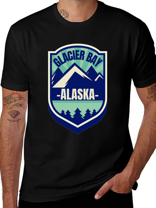 Glacier Bay Alaska Tee - Nature Graphic T-Shirt