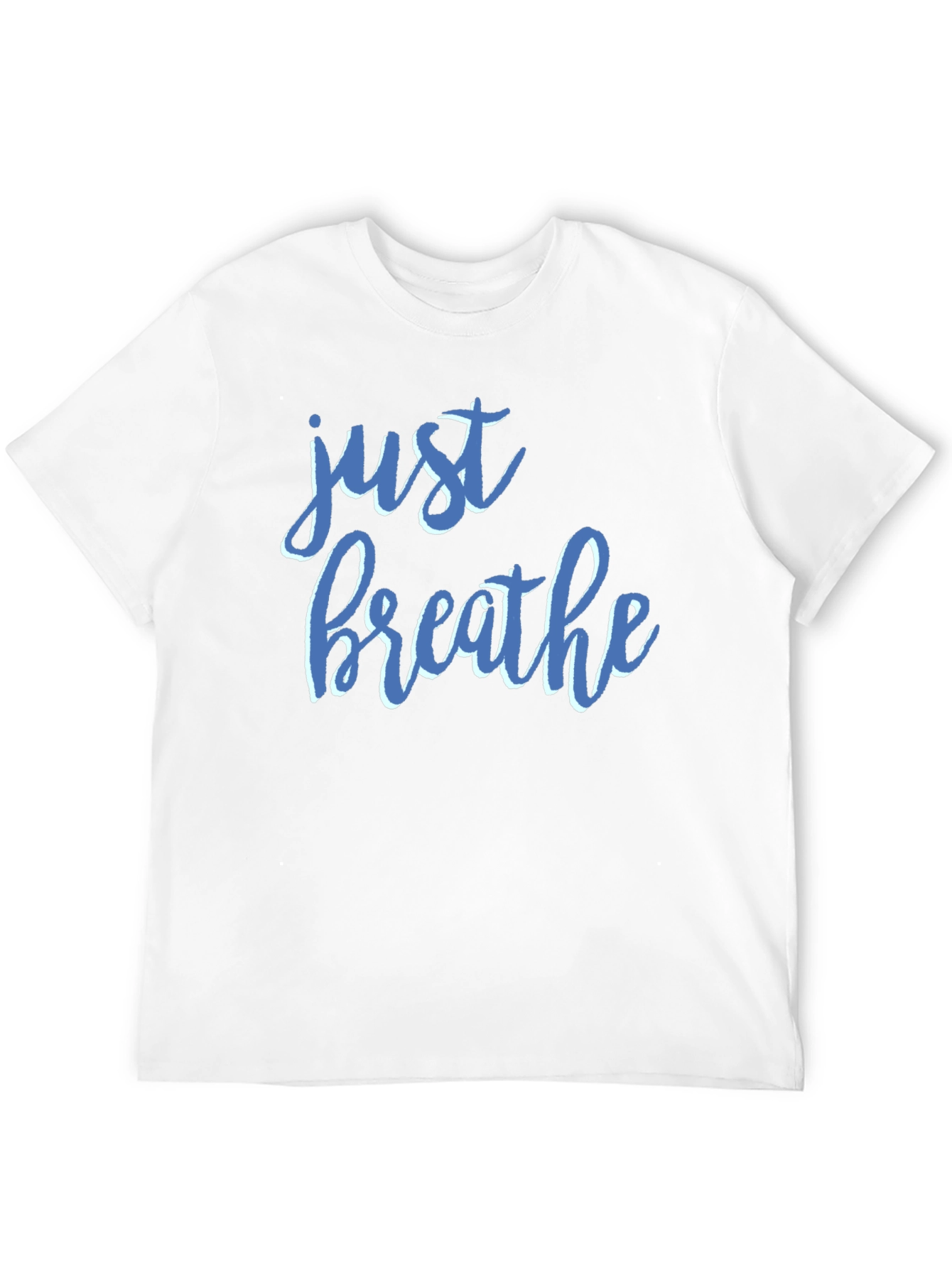 Just Breathe Black Graphic Tee
