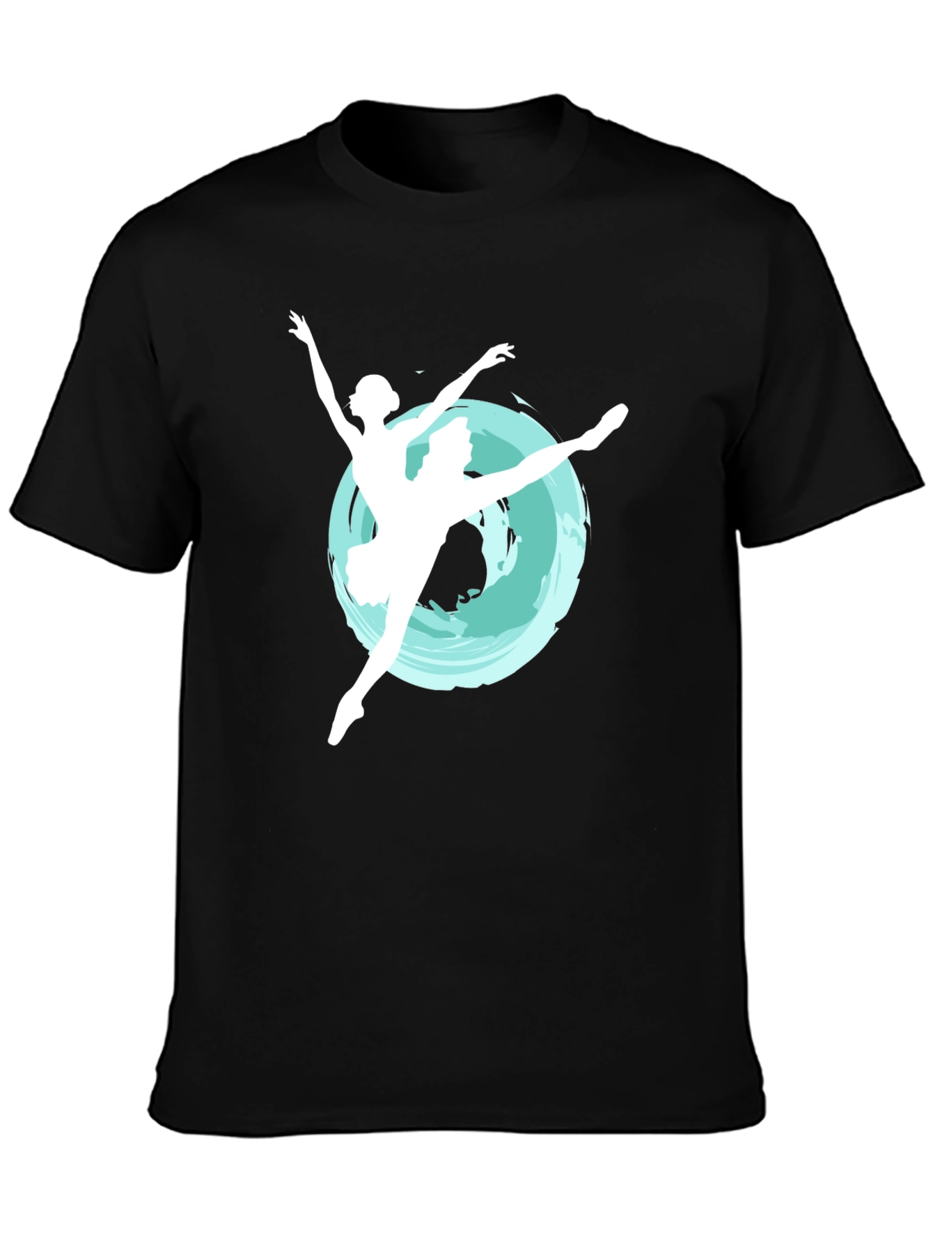 Ballerina Graphic Tee - Elegant Dance Shirt