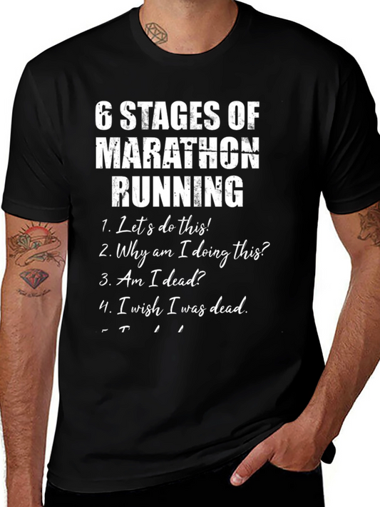 Marathon Running Stages T-Shirt