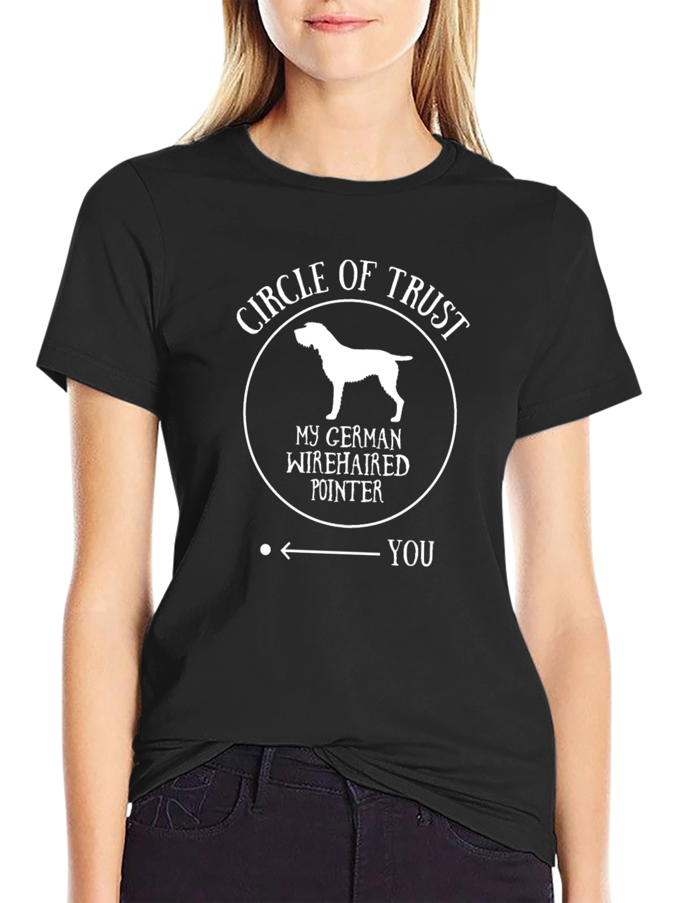 German Wirehaired Pointer Circle of Trust T-Shirt