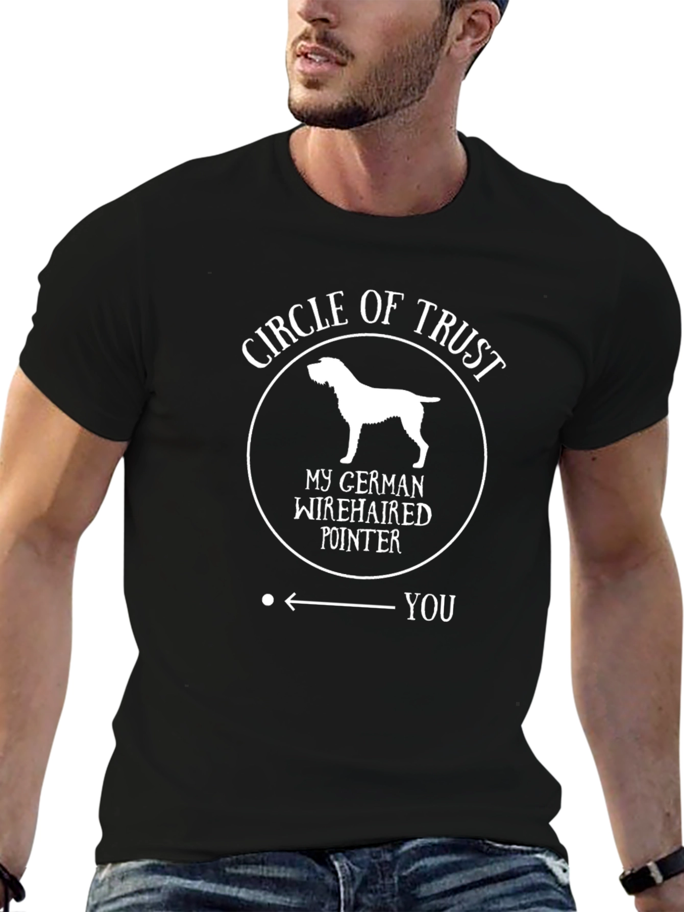 German Wirehaired Pointer Circle of Trust T-Shirt