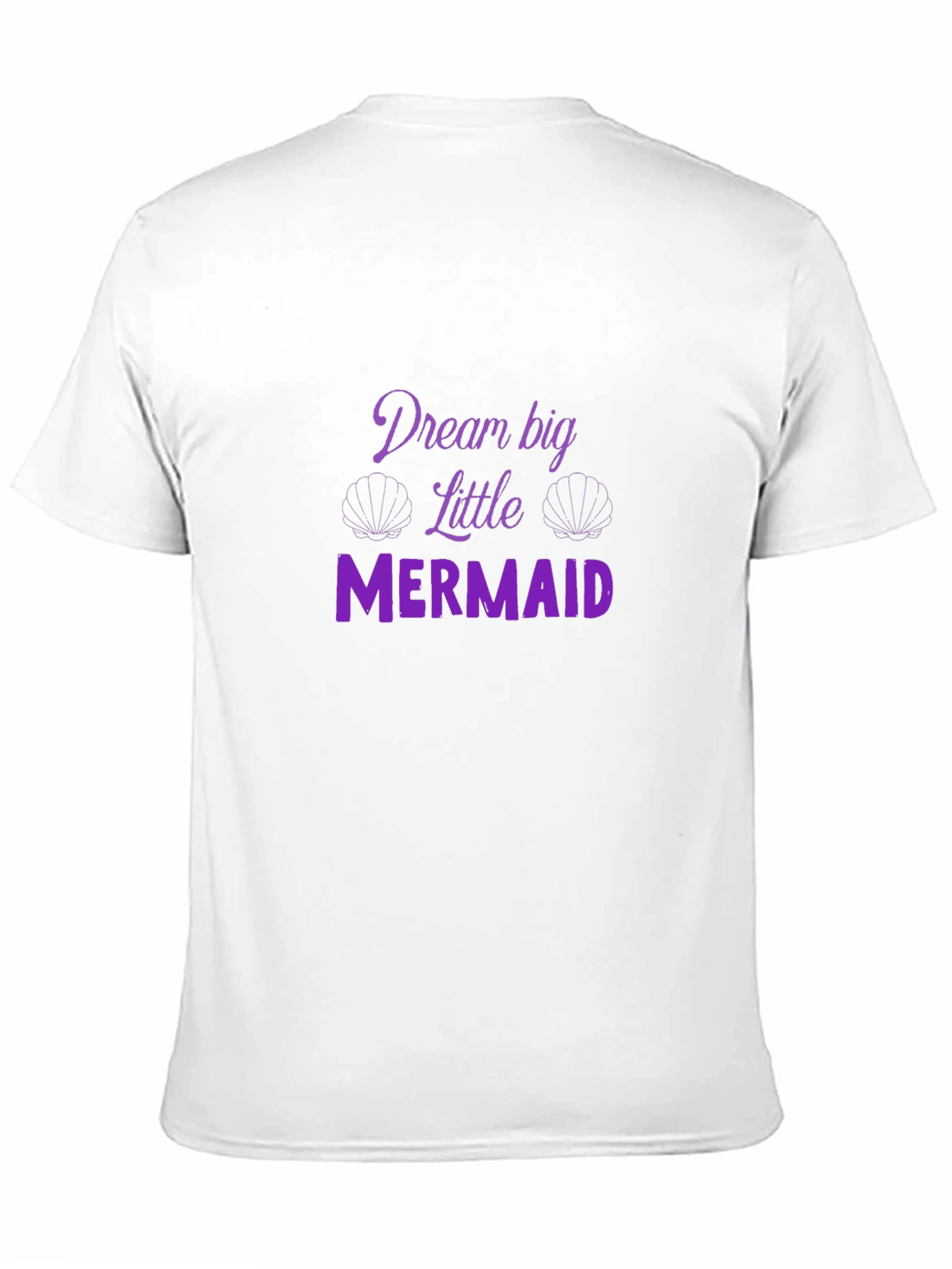 Dream Big Little Mermaid Black T-Shirt
