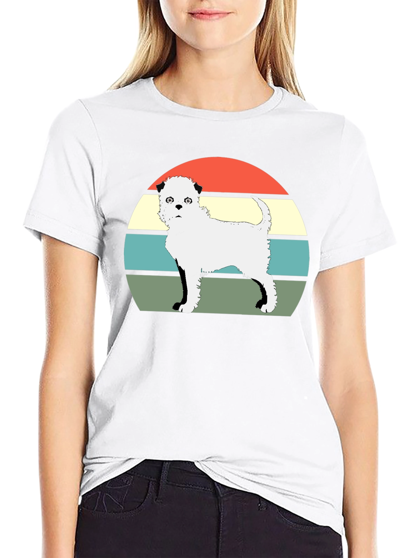 Retro Dog T-Shirt - Unique Graphic Tee