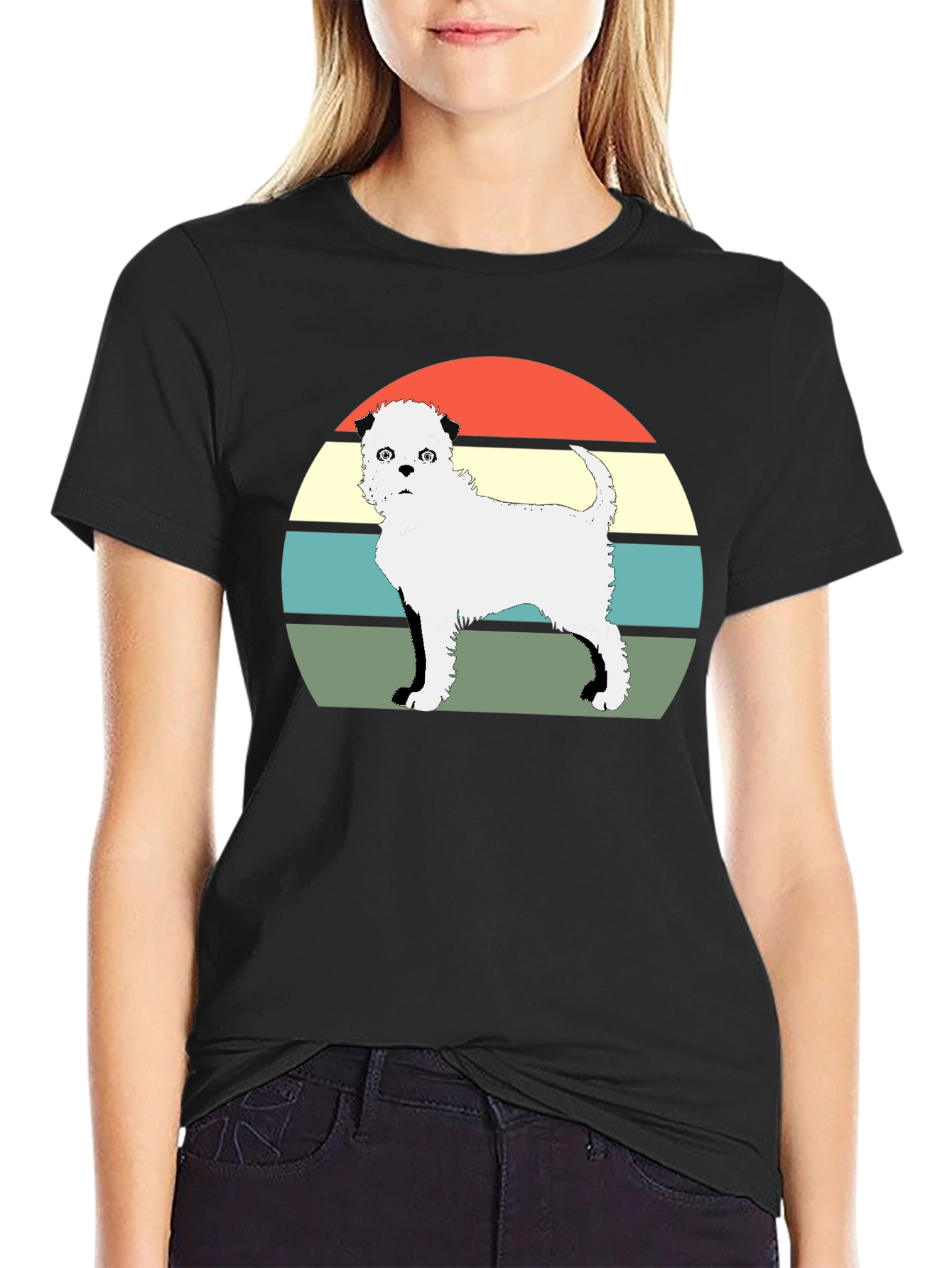 Retro Dog T-Shirt - Unique Graphic Tee