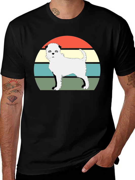 Retro Dog T-Shirt - Unique Graphic Tee