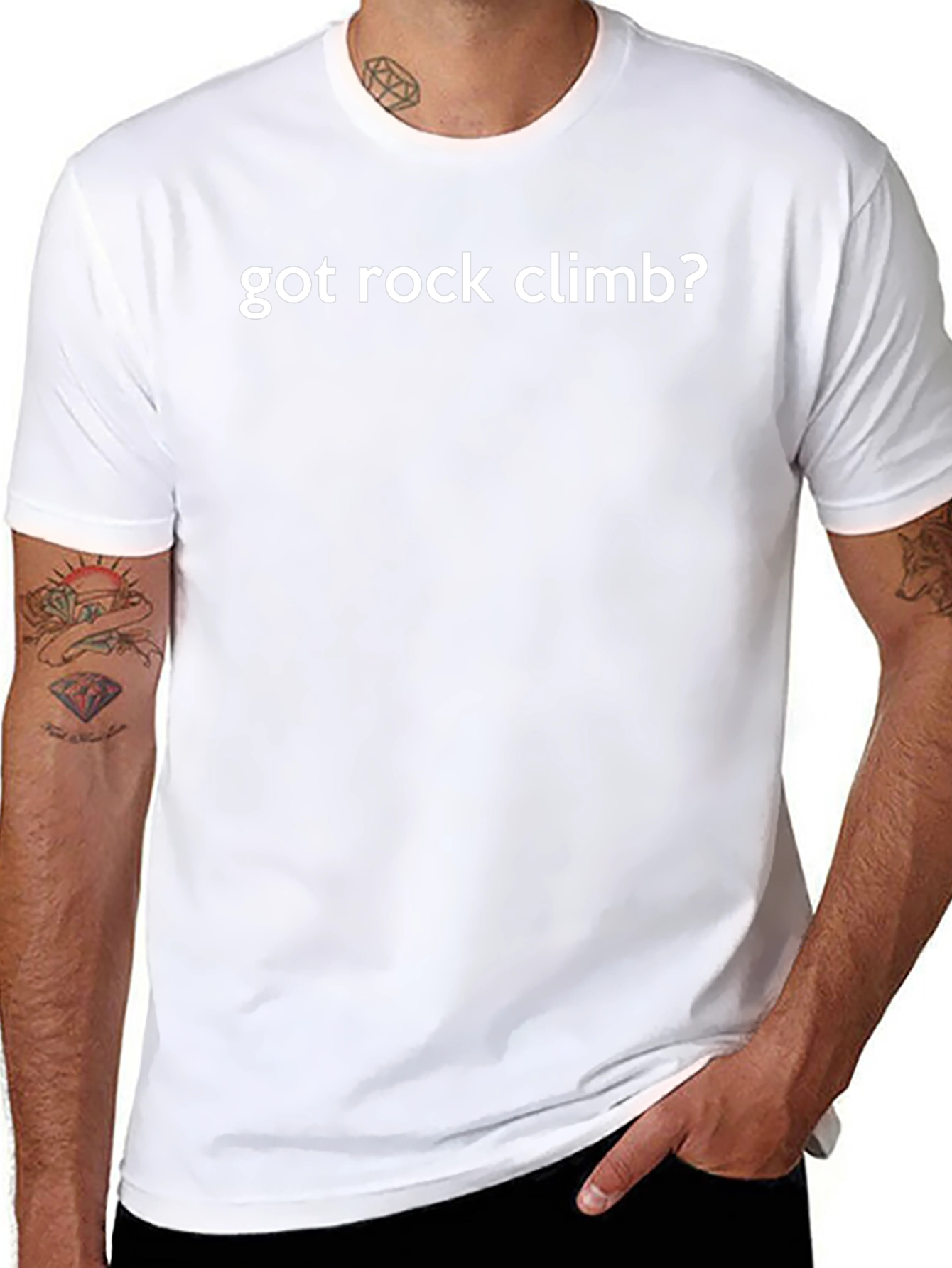 Got Rock Climb? Black Graphic Tee Shirt