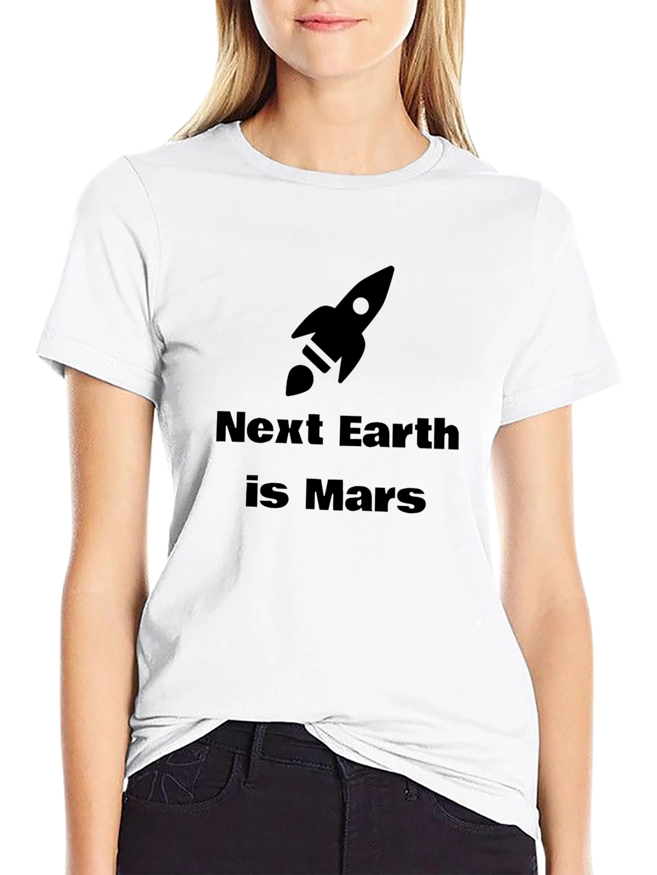 Next Earth is Mars Black T-Shirt