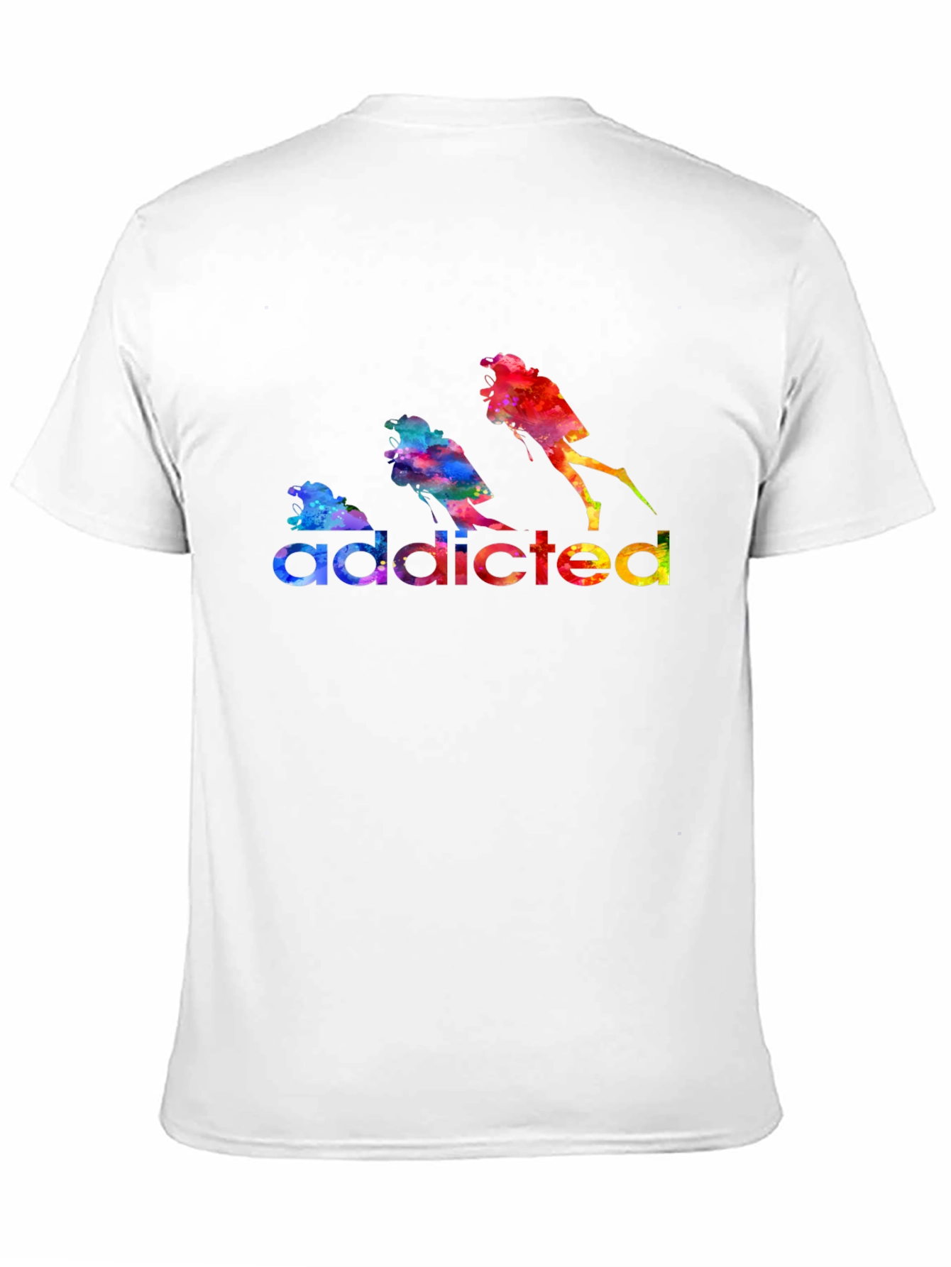 Addicted Diver Watercolor Tee