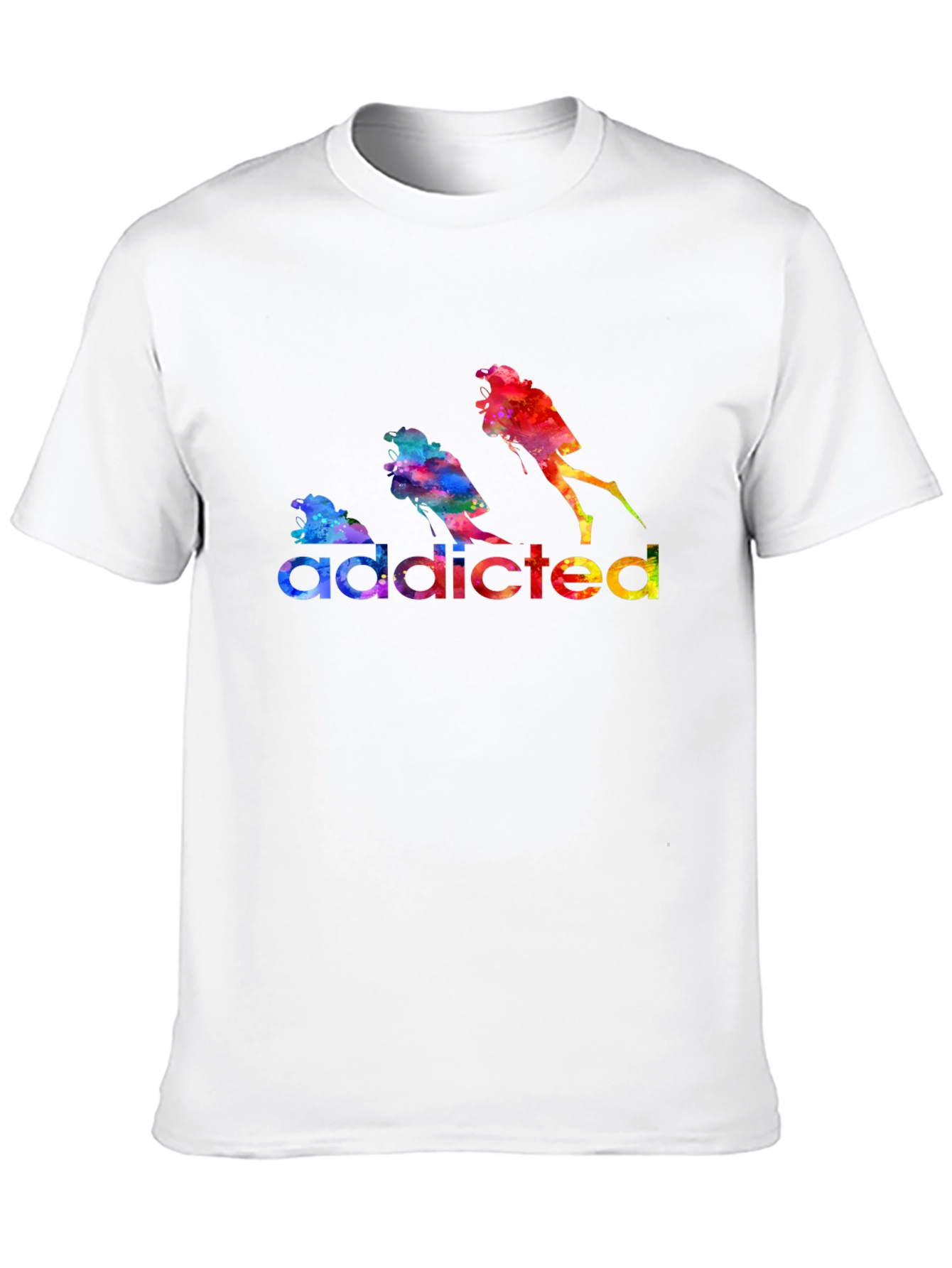 Addicted Diver Watercolor Tee