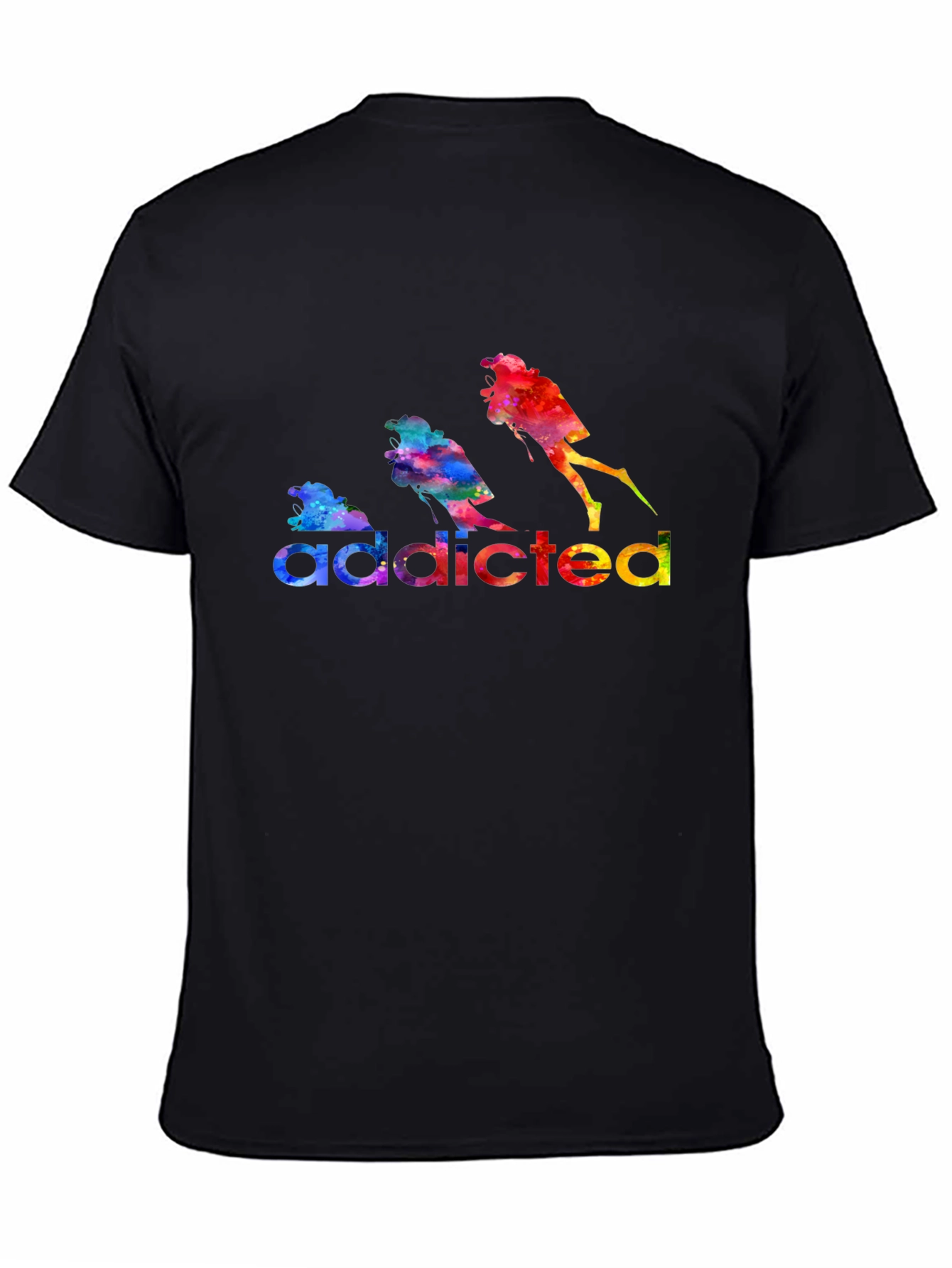 Addicted Diver Watercolor Tee