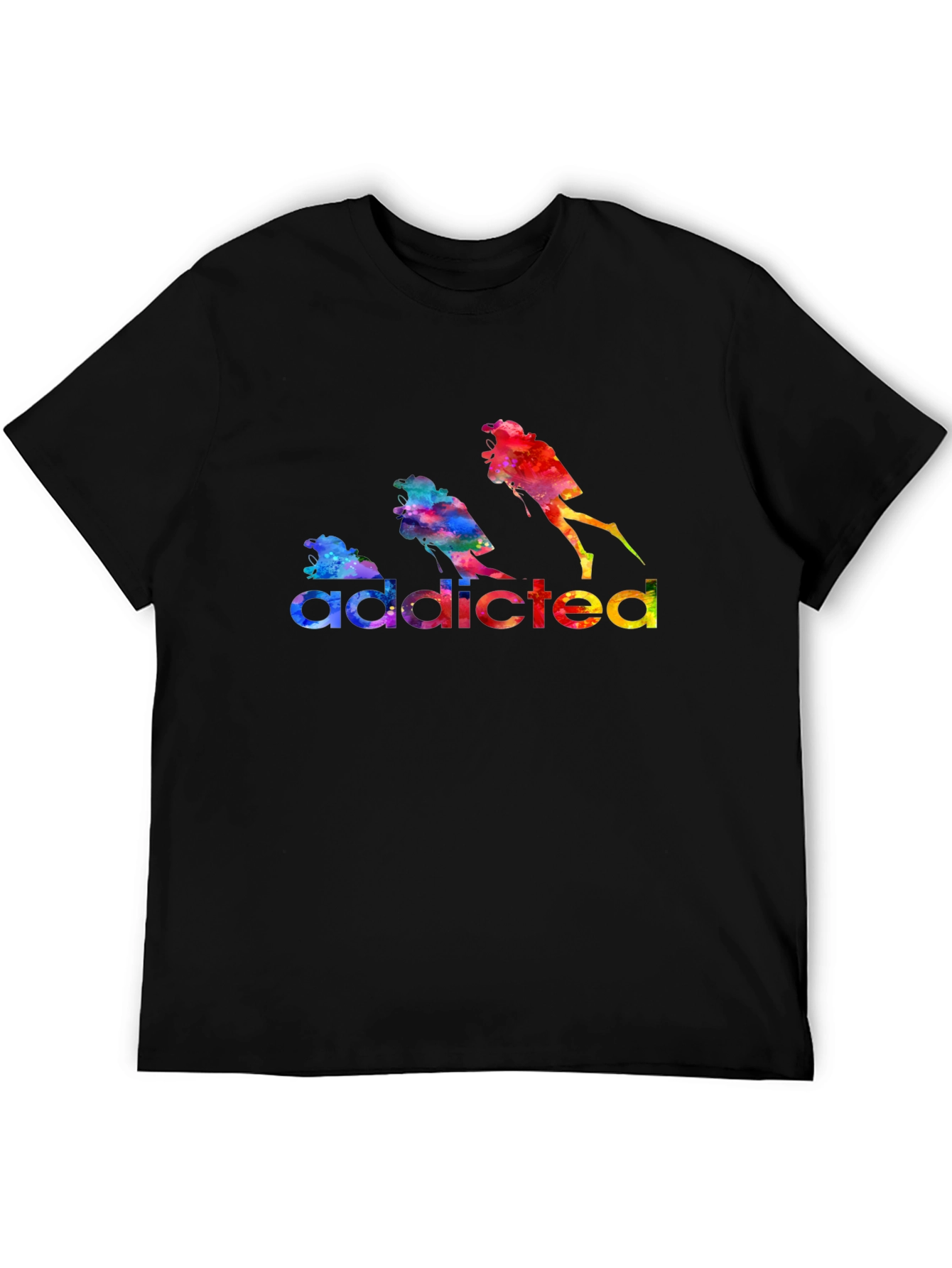 Addicted Diver Watercolor Tee