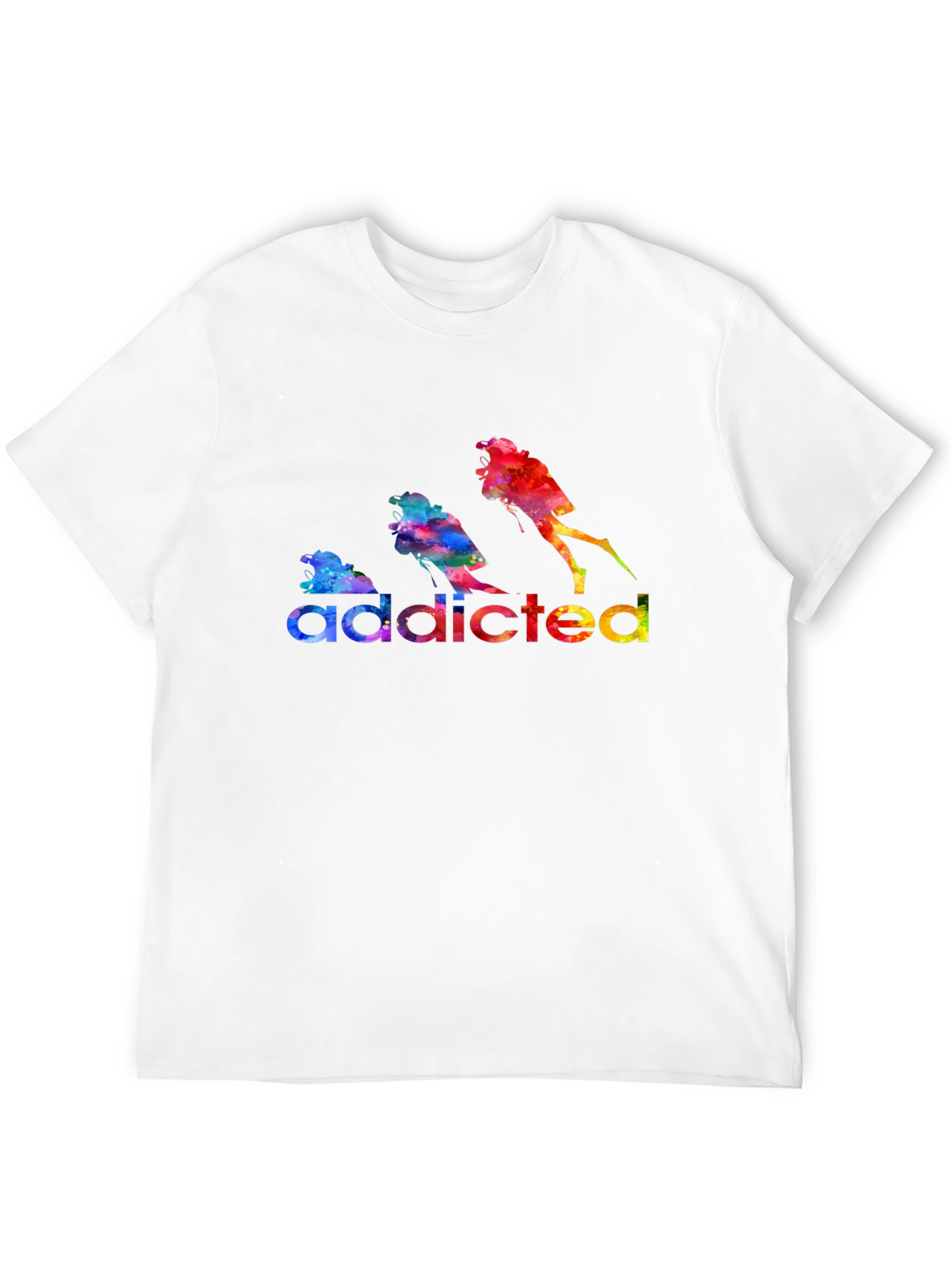 Addicted Diver Watercolor Tee