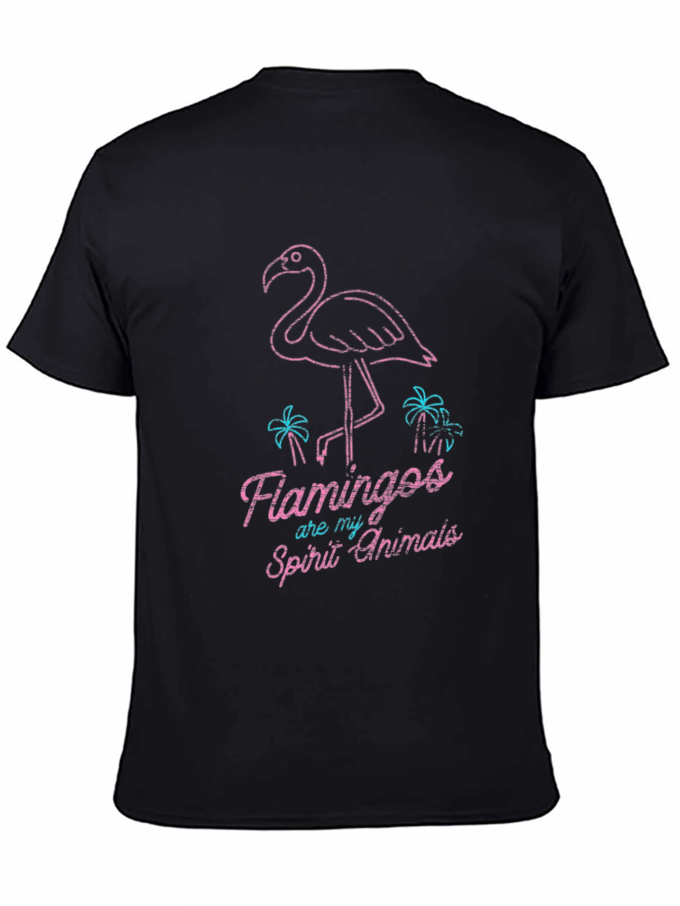 Flamingo Spirit Animal Graphic Tee