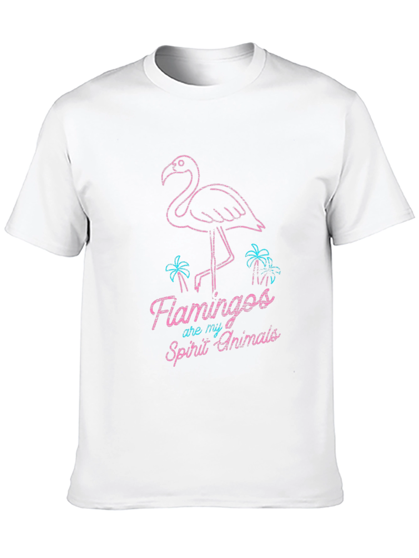 Flamingo Spirit Animal Graphic Tee