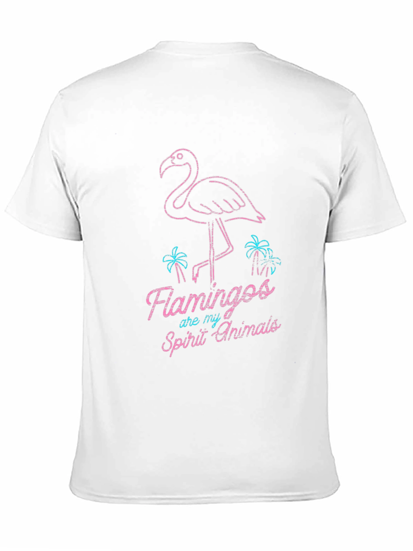 Flamingo Spirit Animal Graphic Tee
