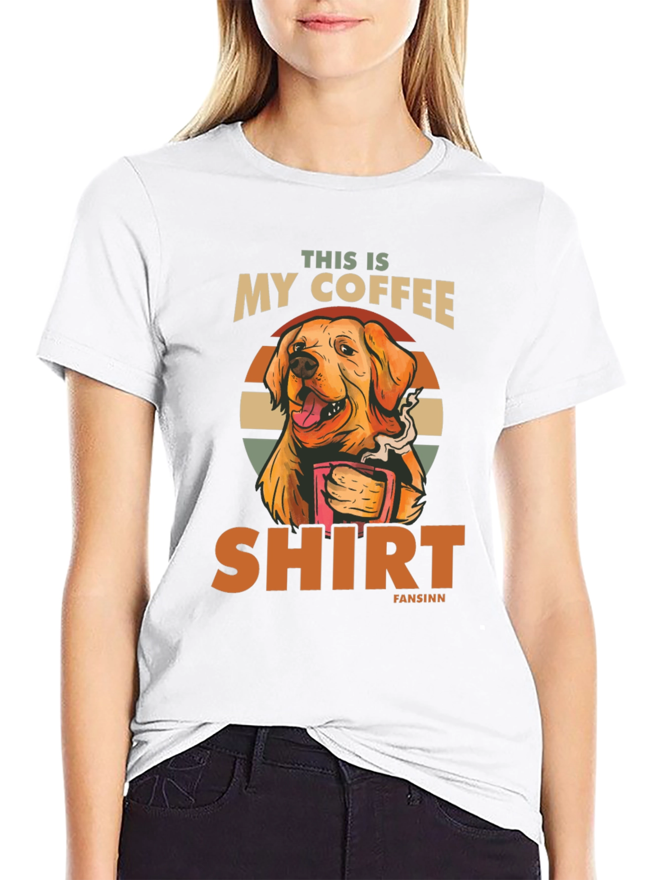 Funny Dog Coffee T-Shirt