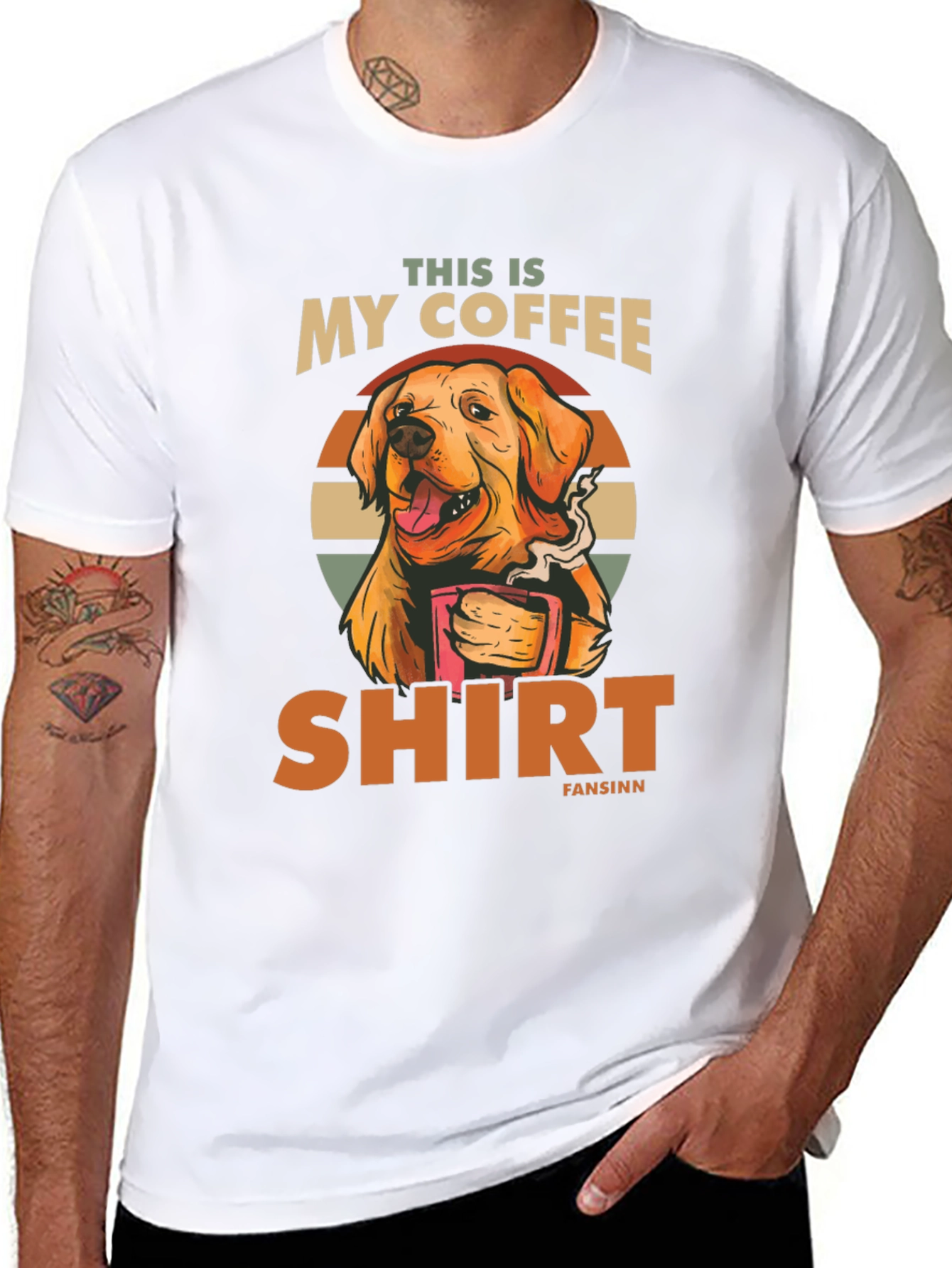 Funny Dog Coffee T-Shirt