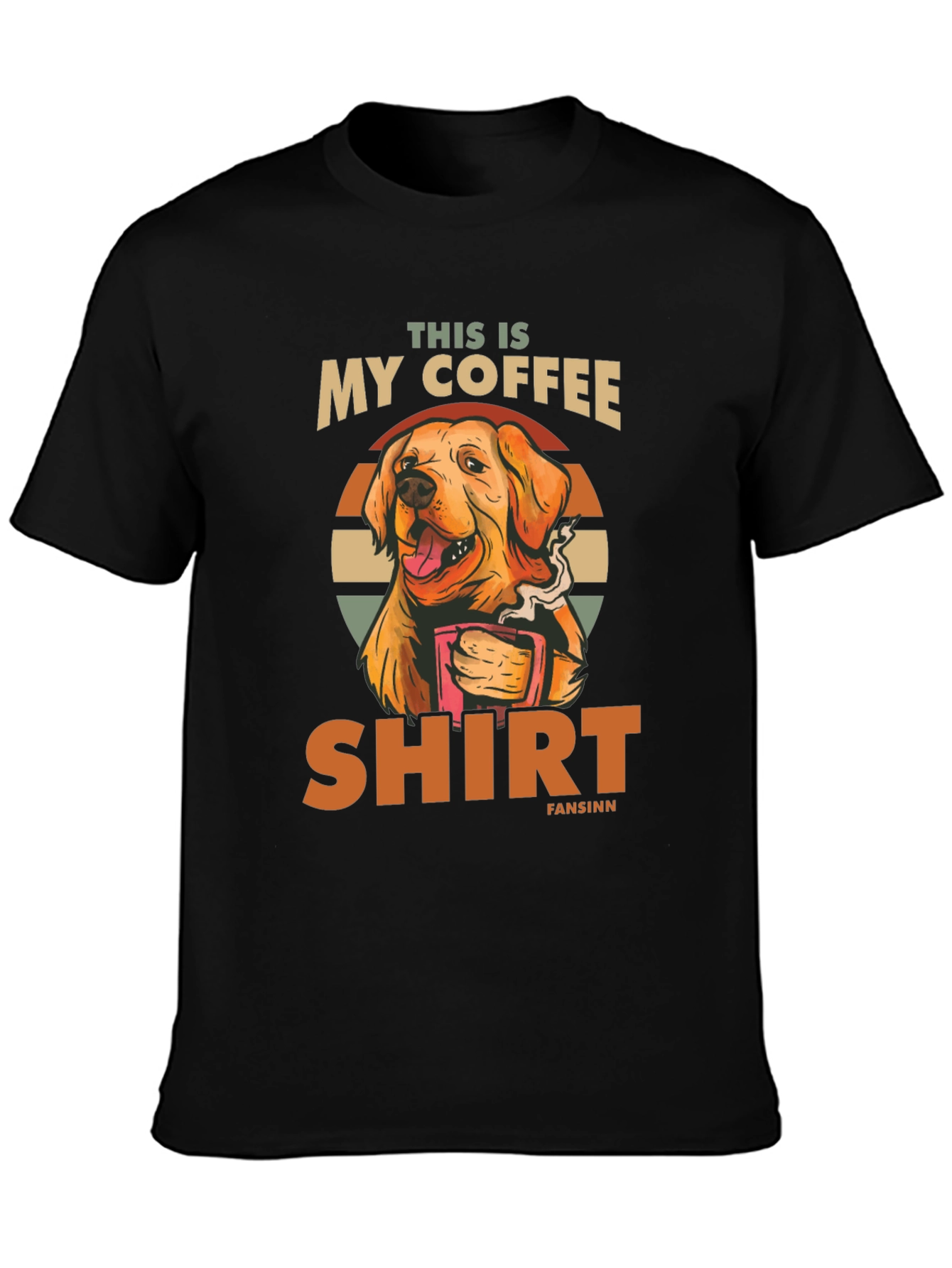 Funny Dog Coffee T-Shirt