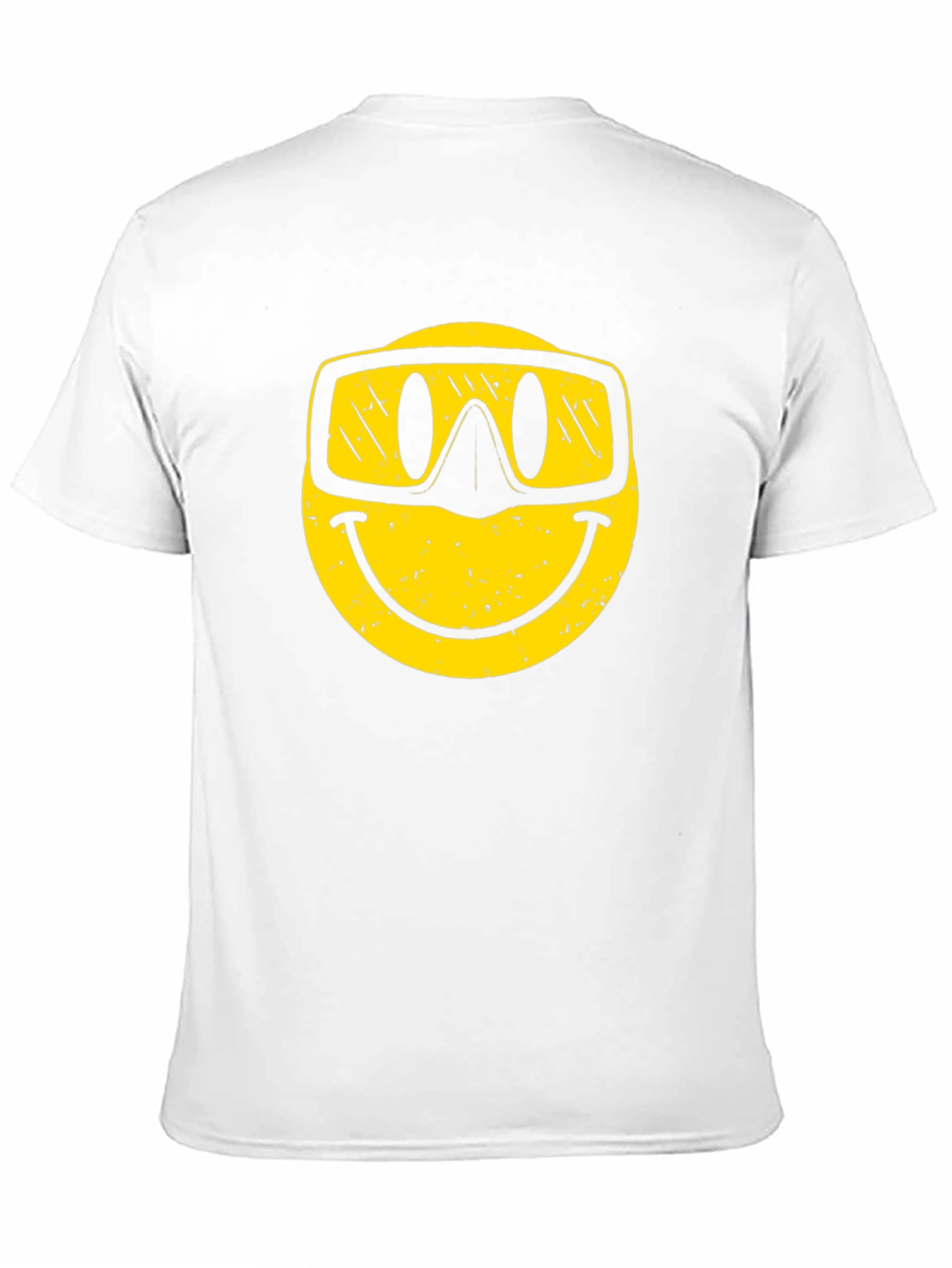 Smiley Face Snorkel T-Shirt - Black
