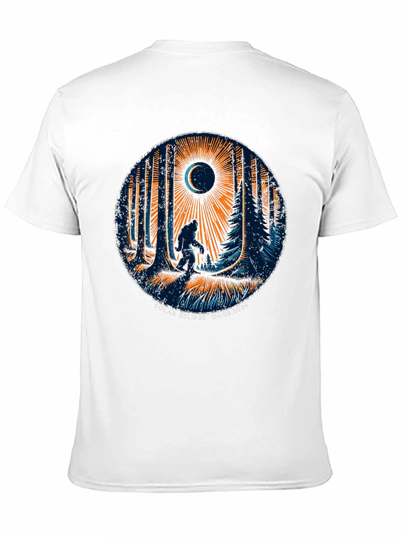 Solar Eclipse Bigfoot T-Shirt - April 8 2024