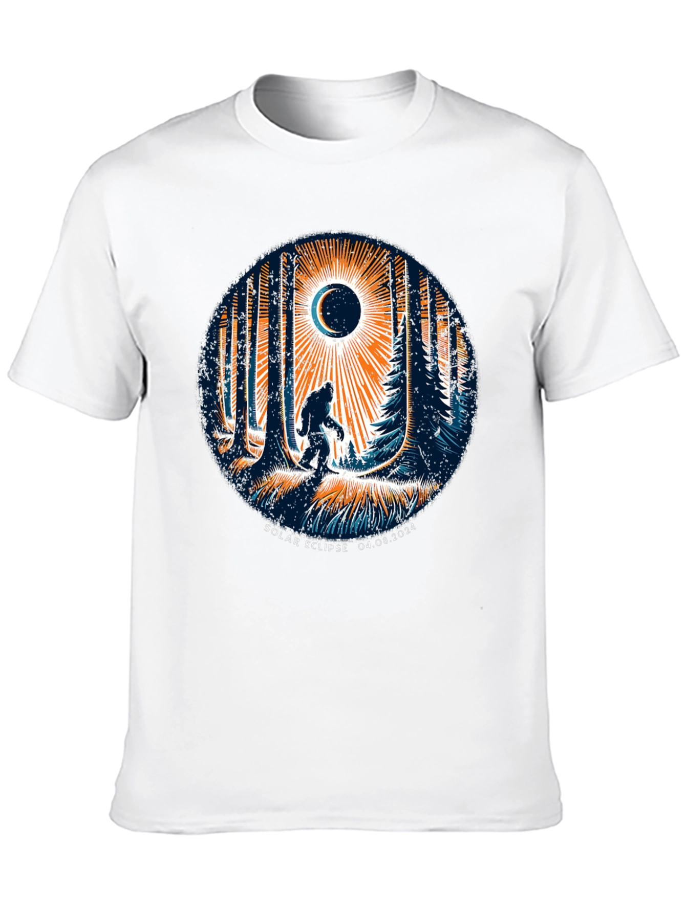 Solar Eclipse Bigfoot T-Shirt - April 8 2024
