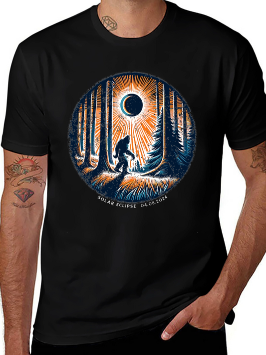 Solar Eclipse Bigfoot T-Shirt - April 8 2024