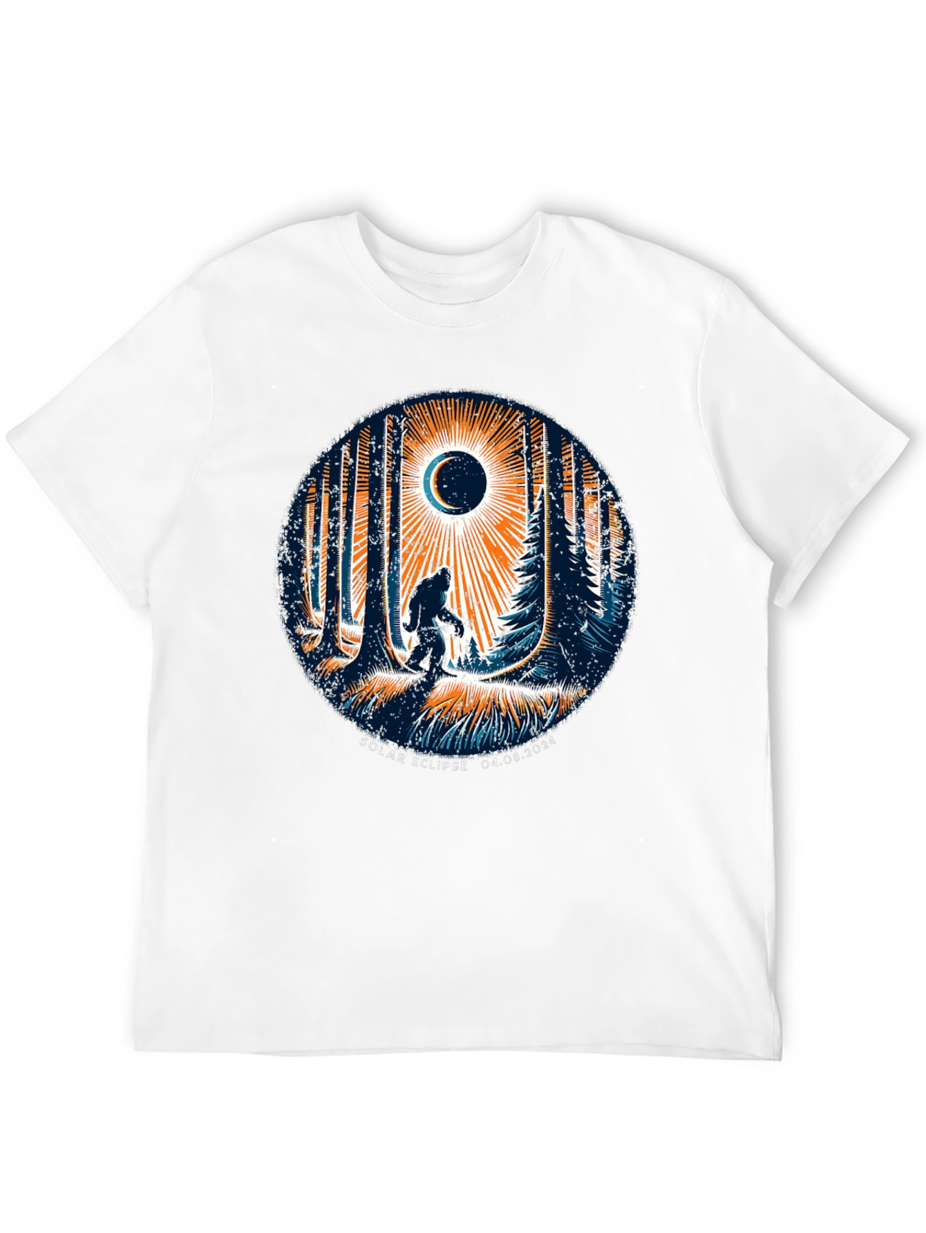 Solar Eclipse Bigfoot T-Shirt - April 8 2024