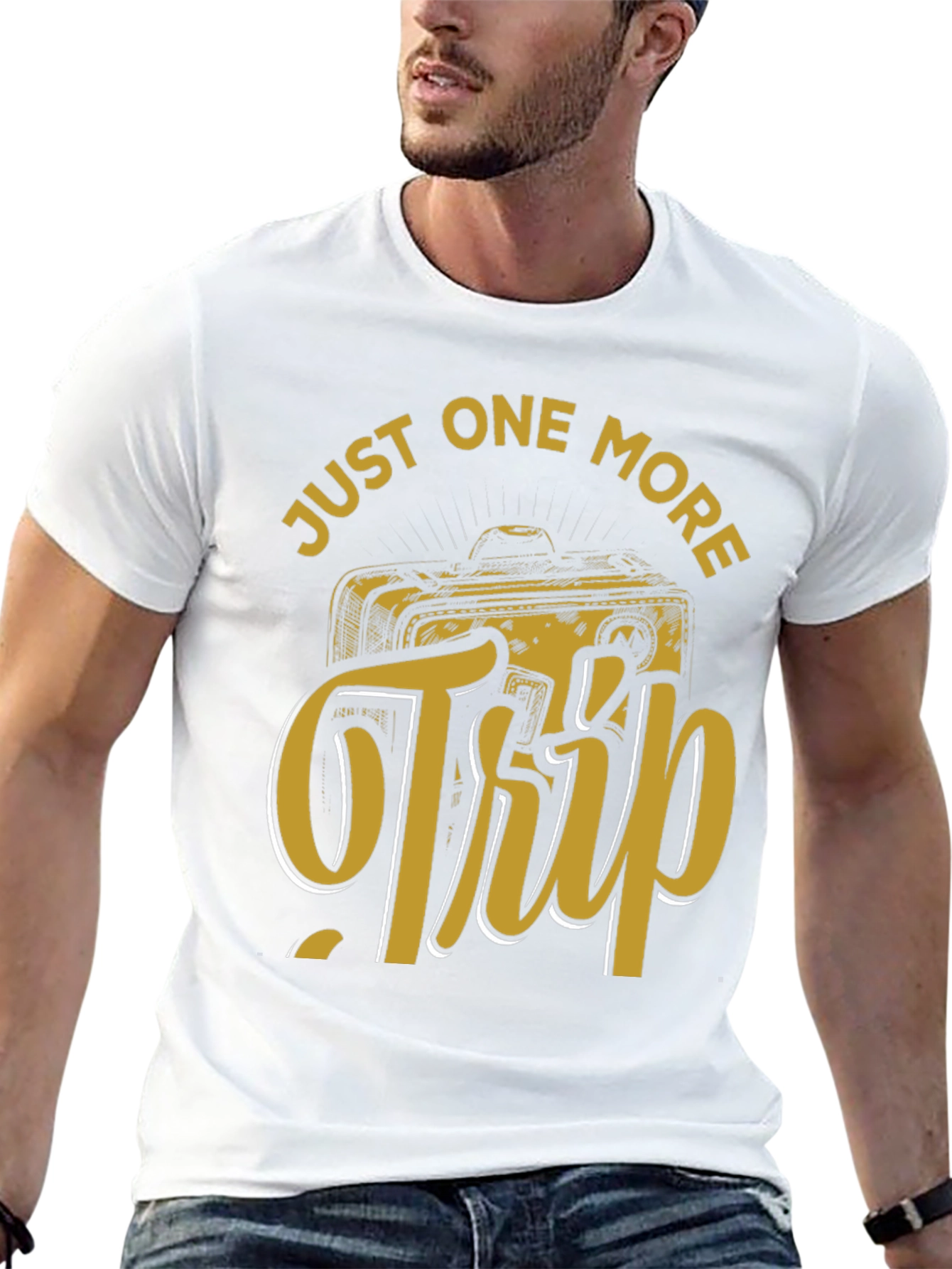 Just One More Trip Graphic Tee - Black