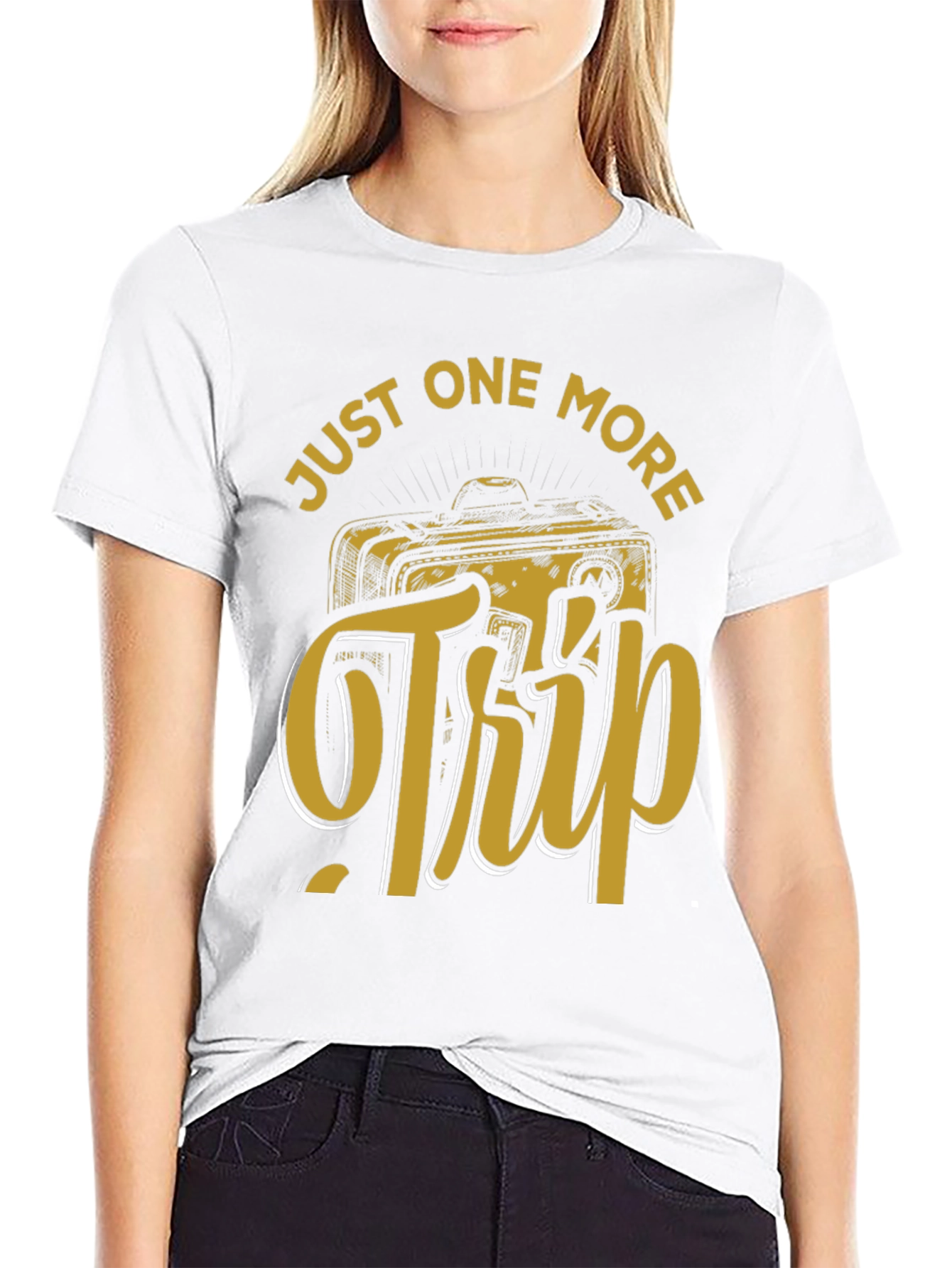 Just One More Trip Graphic Tee - Black