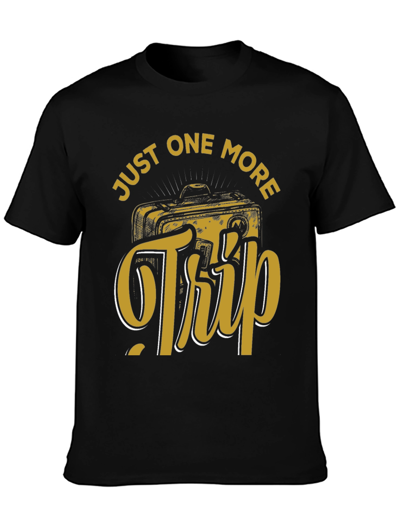 Just One More Trip Graphic Tee - Black