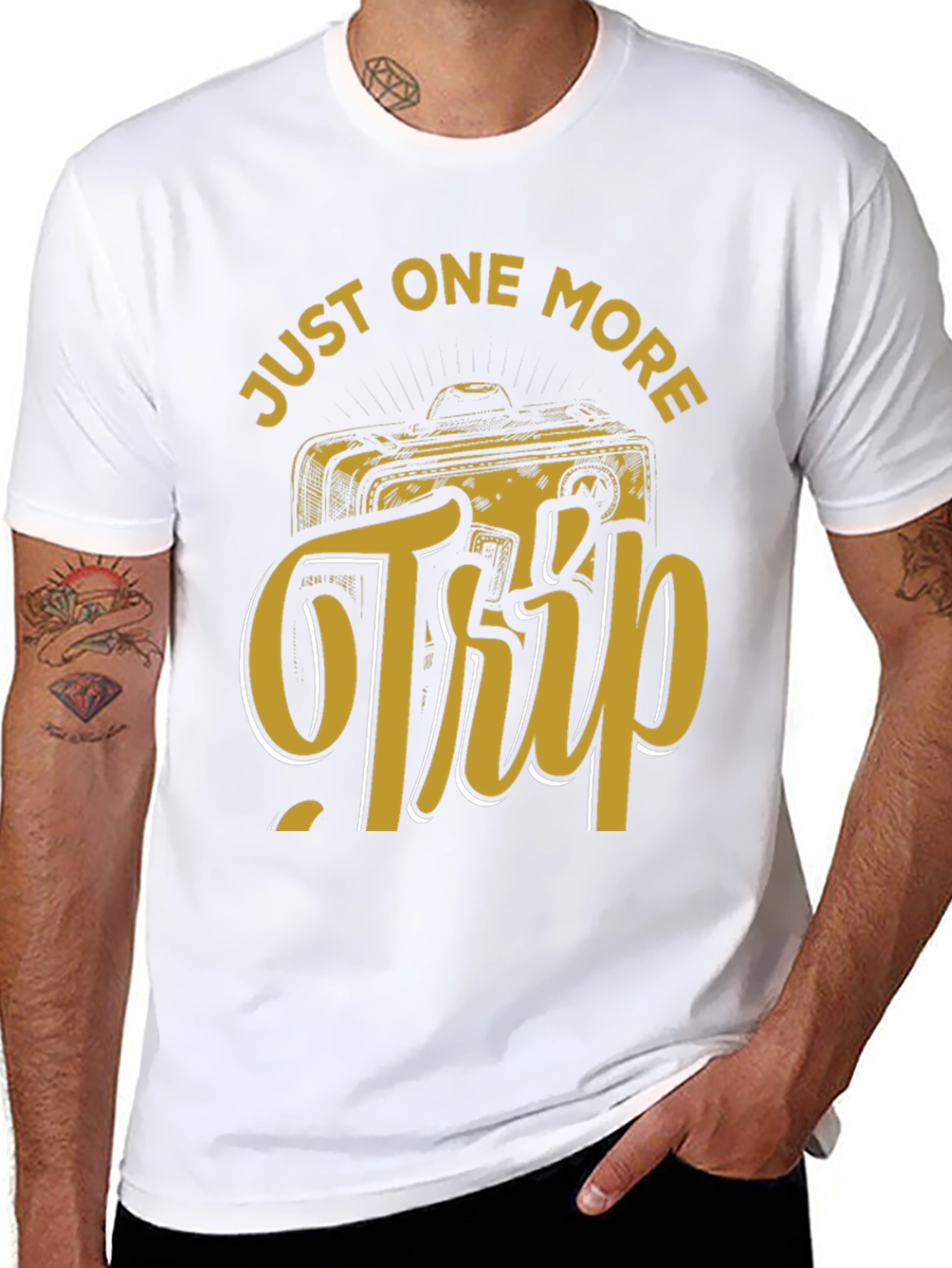 Just One More Trip Graphic Tee - Black