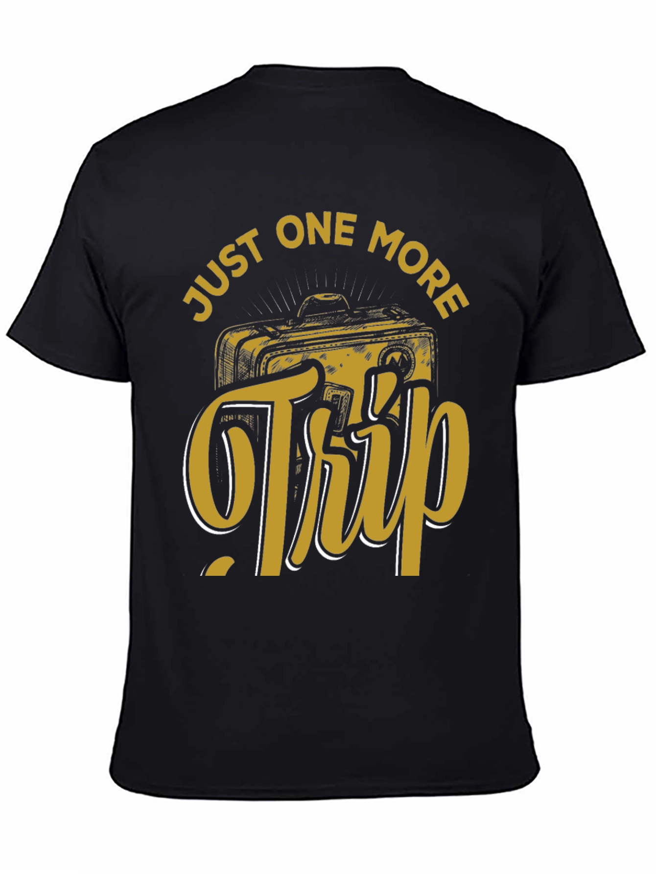 Just One More Trip Graphic Tee - Black