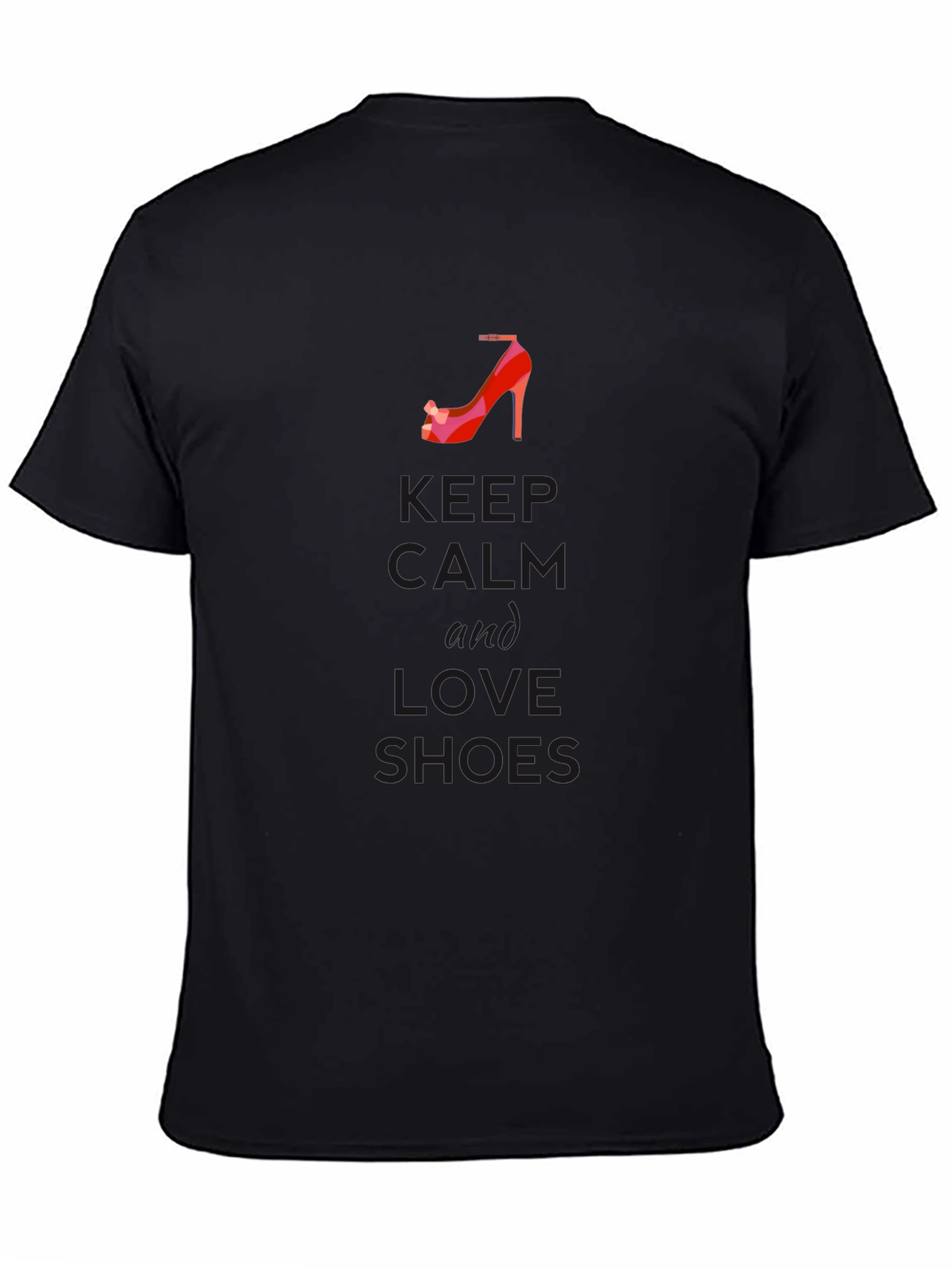 Keep Calm & Love Shoes Graphic Tee