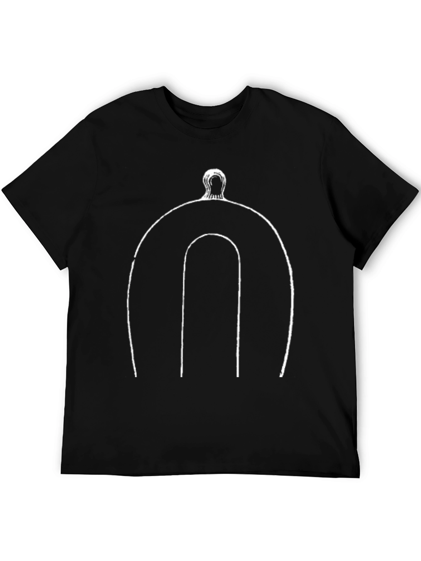 Abstract Art Black T-Shirt
