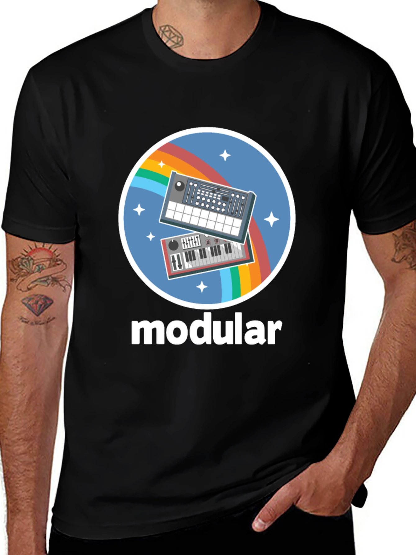 Modular Synthesizer Graphic Tee
