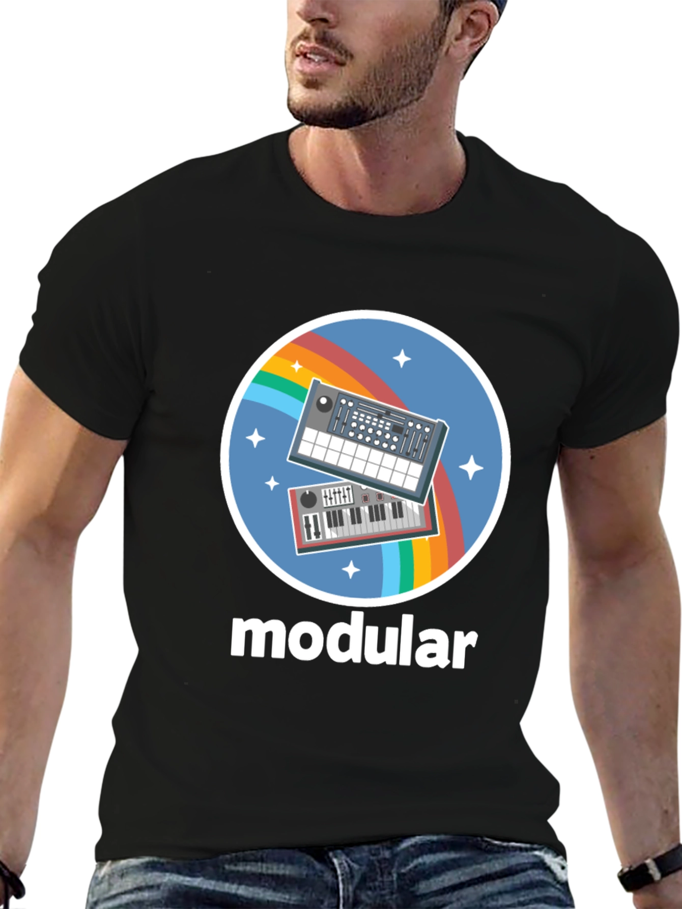 Modular Synthesizer Graphic Tee