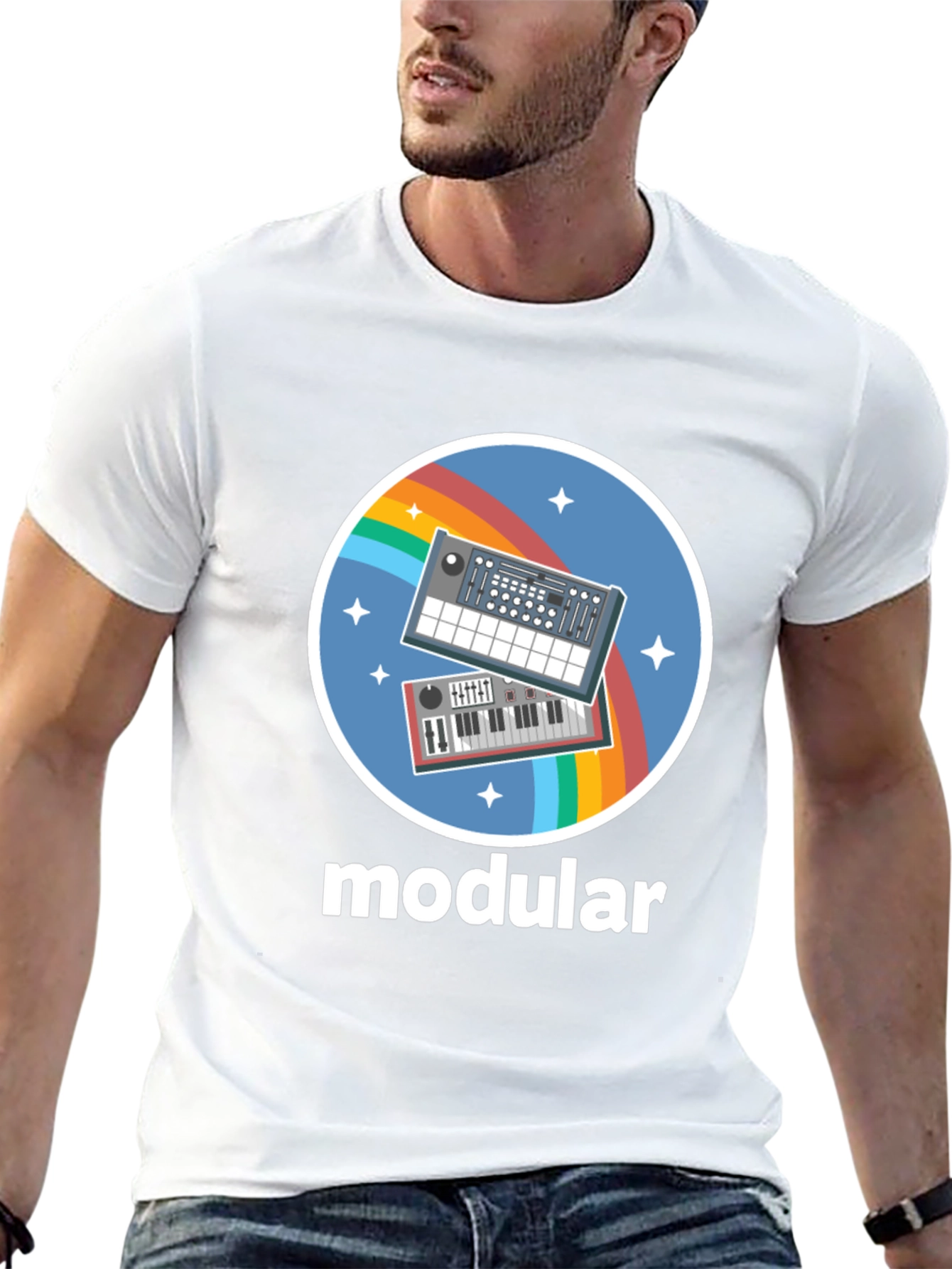 Modular Synthesizer Graphic Tee