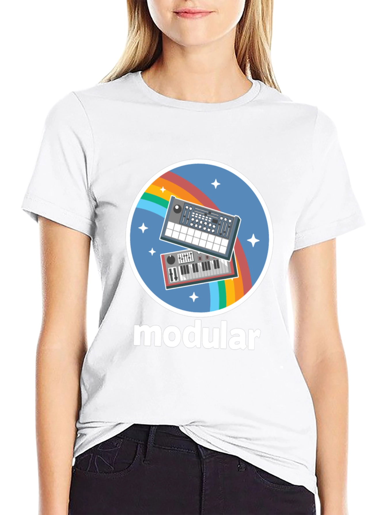 Modular Synthesizer Graphic Tee