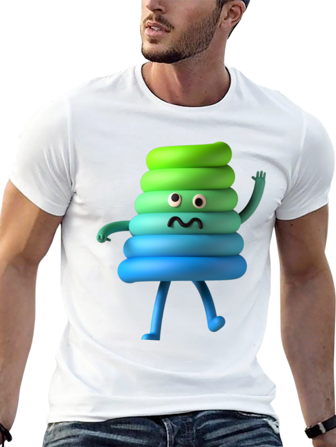 Fun Poop Emoji T-Shirt - Novelty Humor Tee