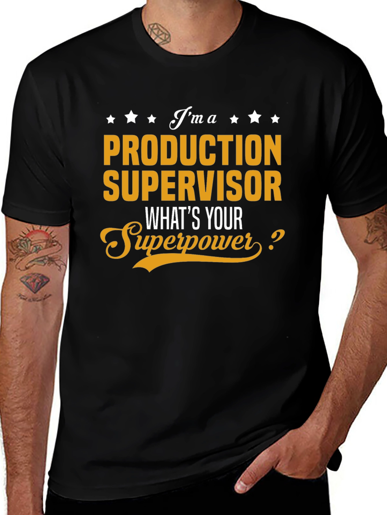 Production Supervisor Superpower T-Shirt