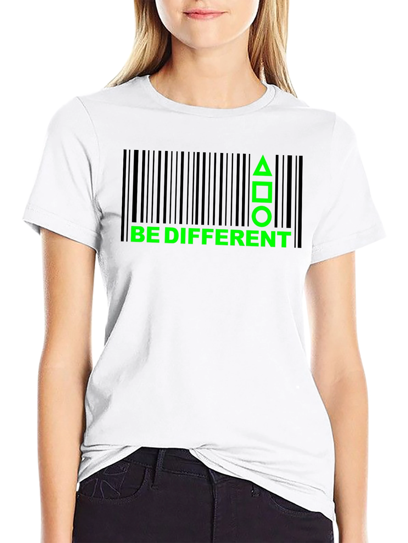 Be Different Graphic T-Shirt - Black Cotton Tee