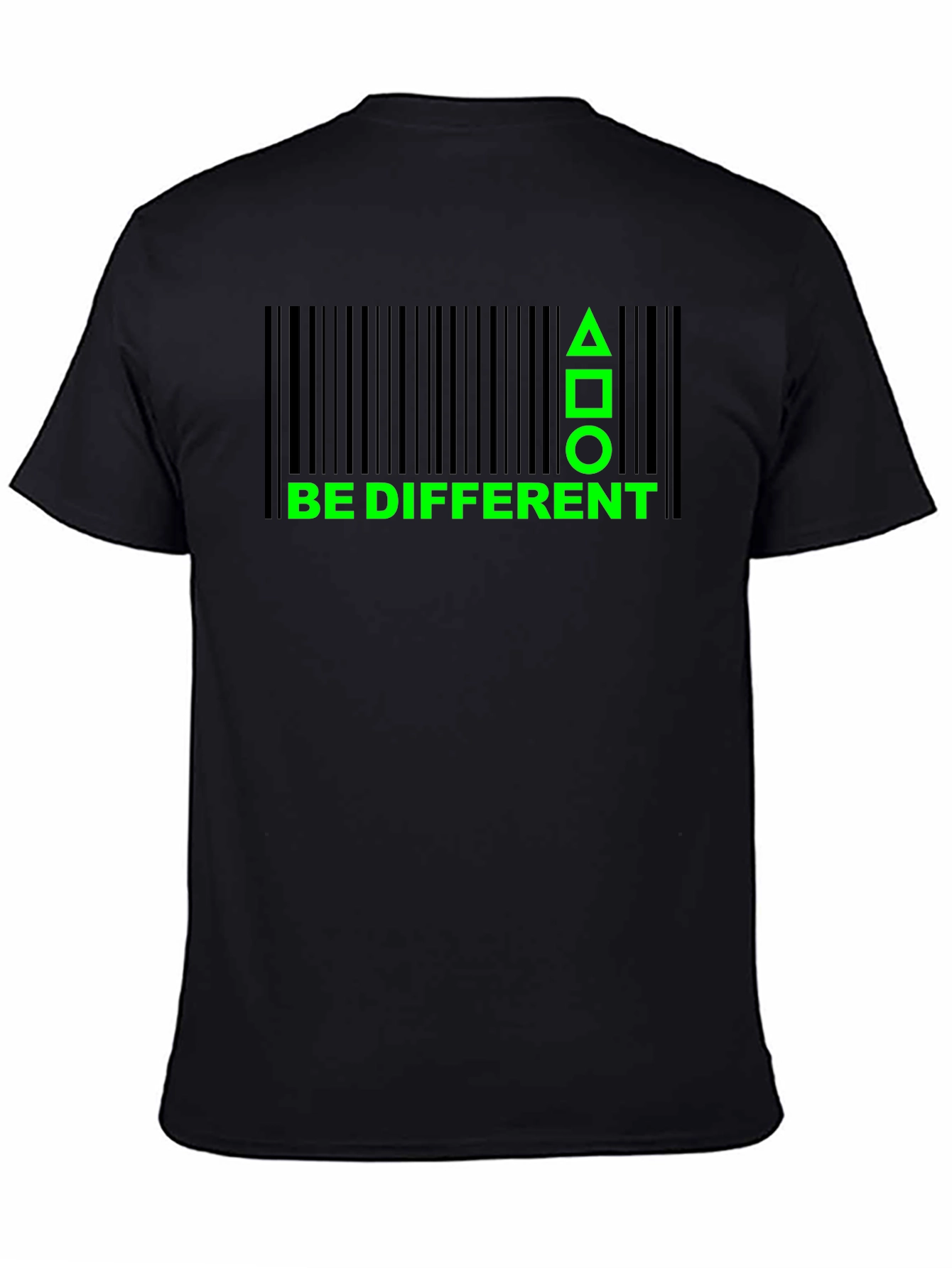 Be Different Graphic T-Shirt - Black Cotton Tee